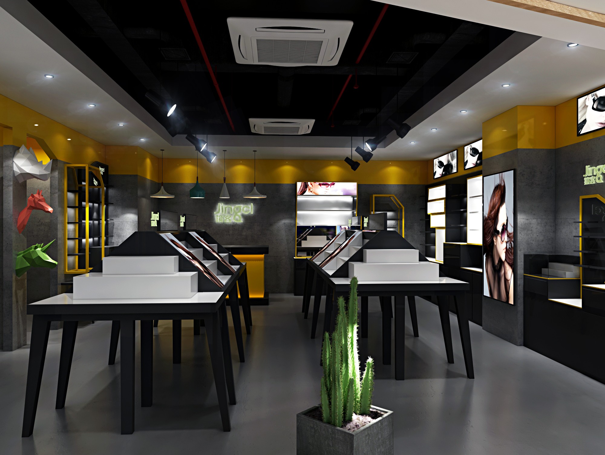 店铺- 效果图交流区-建e室内设计网