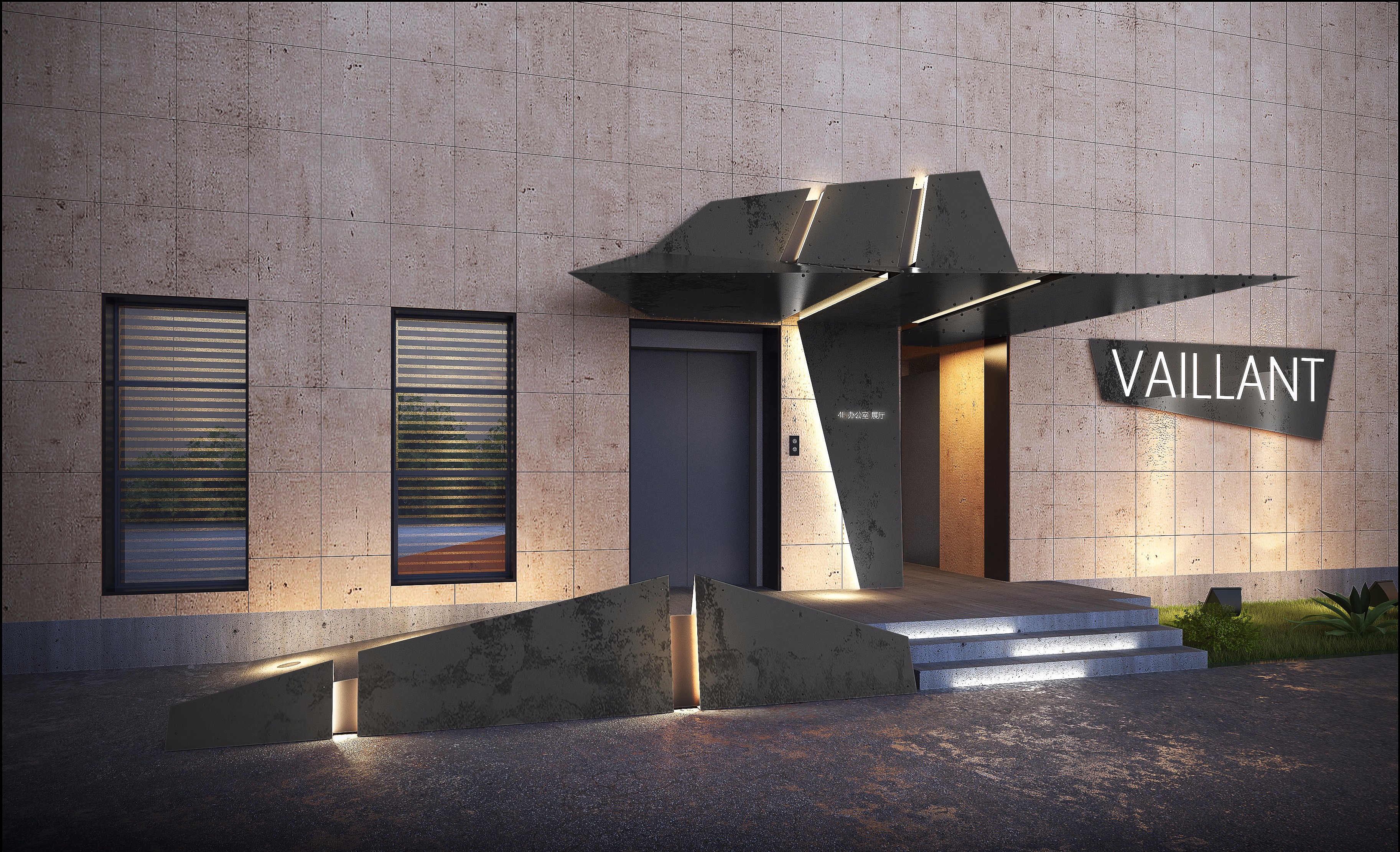 科技工业风,赛博美学.