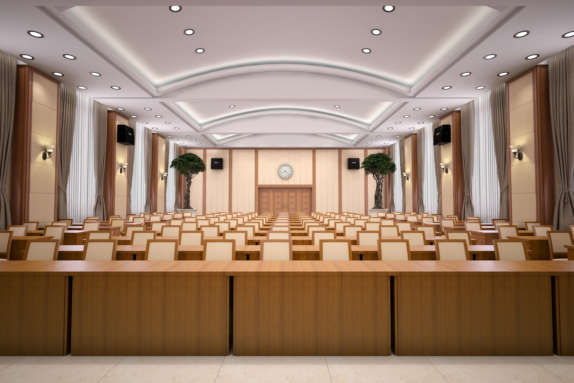 政府会议室装修风格图片