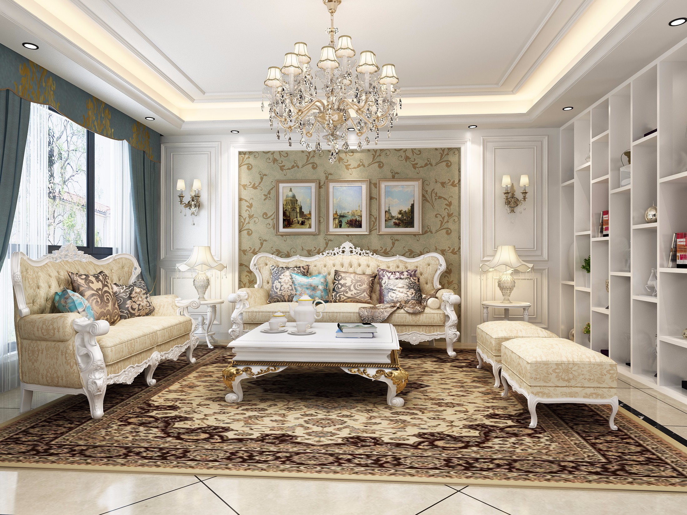 简欧室内静态大图 17号