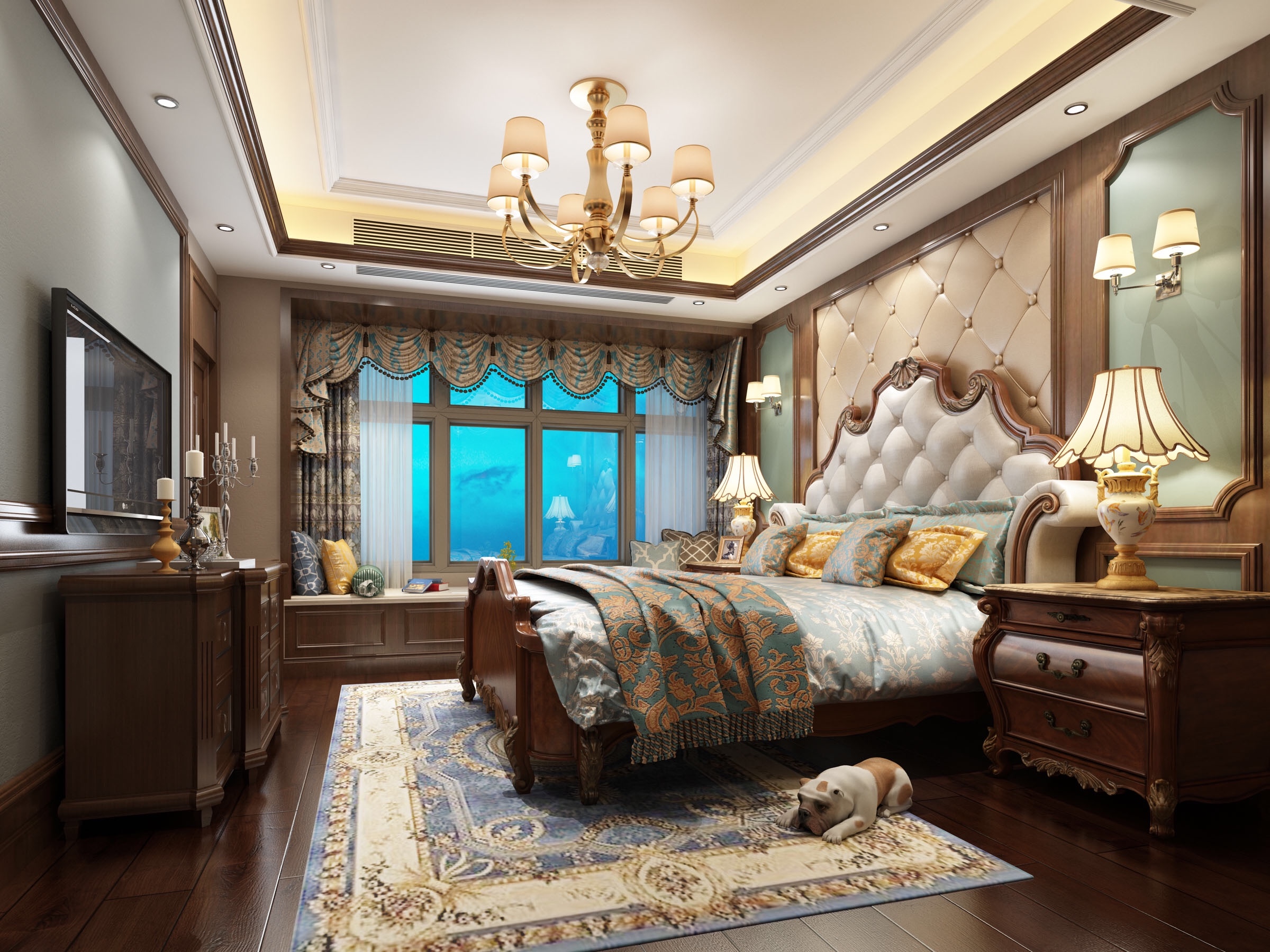 古典欧式 - 效果图交流区-建e室内设计网