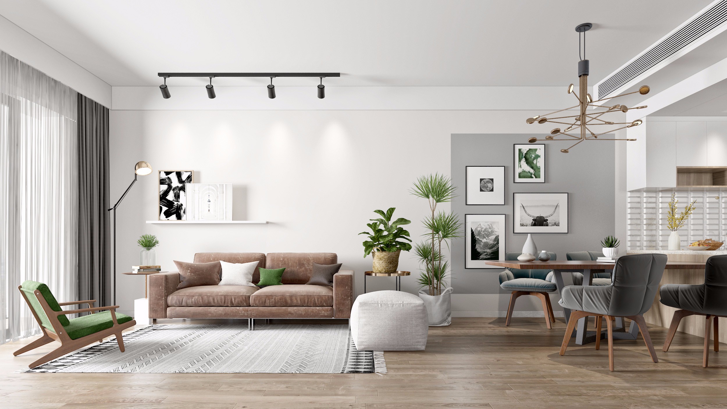 北欧风格 - 效果图交流区-建e室内设计网