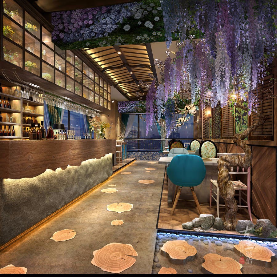 泰式海鲜火锅店设计-主题餐厅设计公司