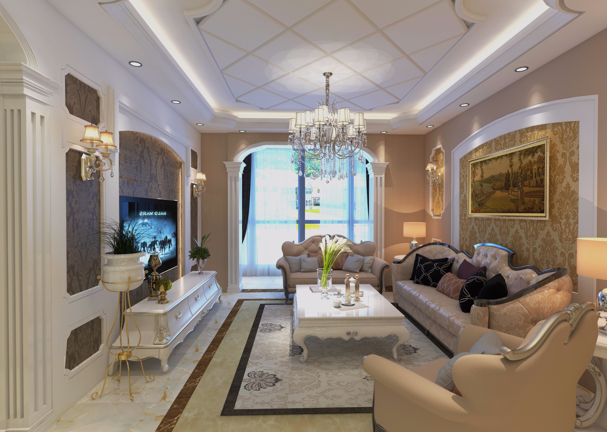 欧式- 效果图交流区-建e室内设计网