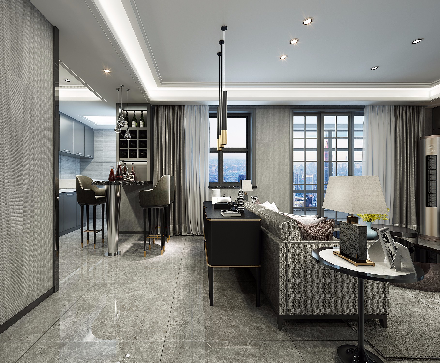 后现代风格效果图作品