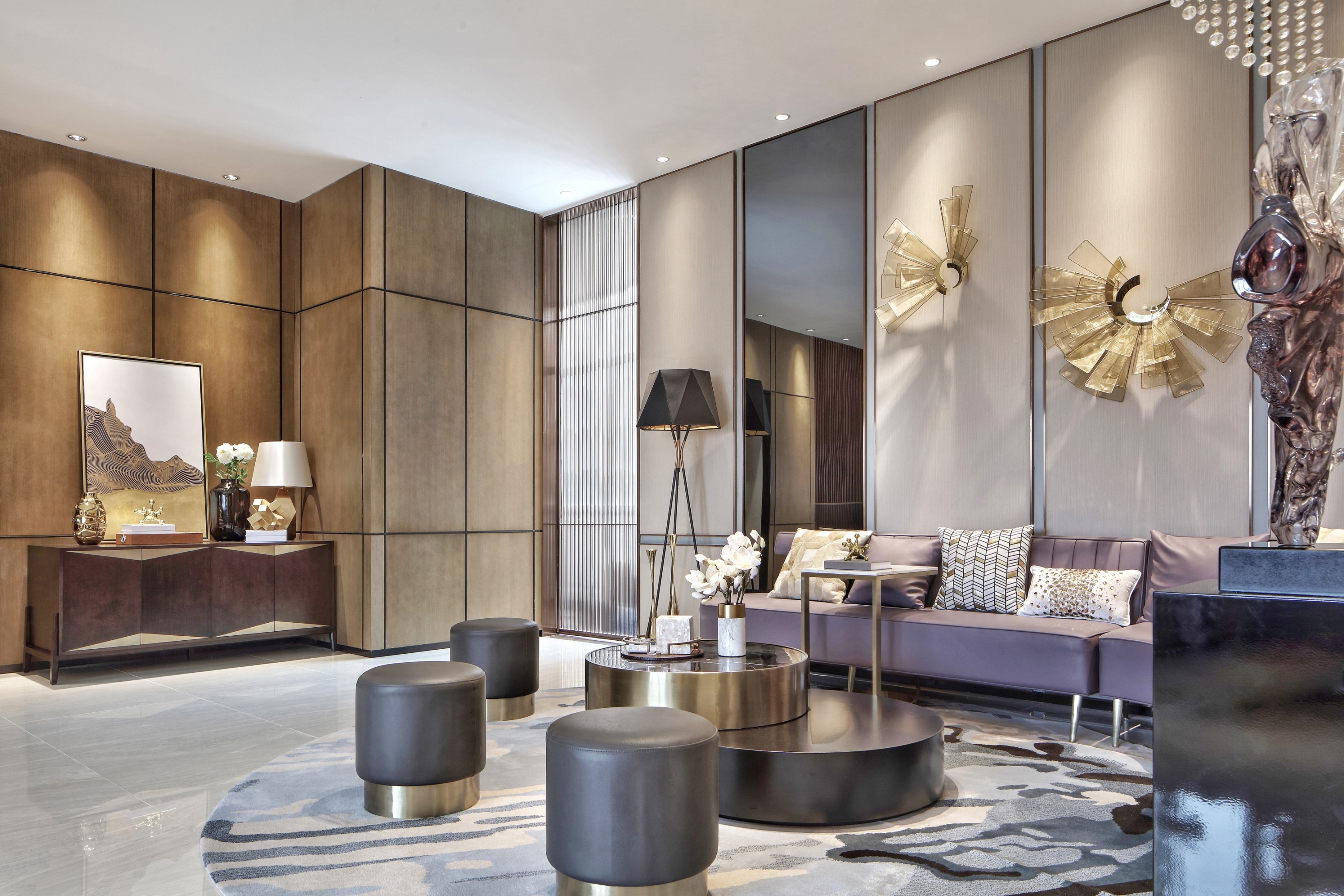 保利东郡临时售楼处实景图