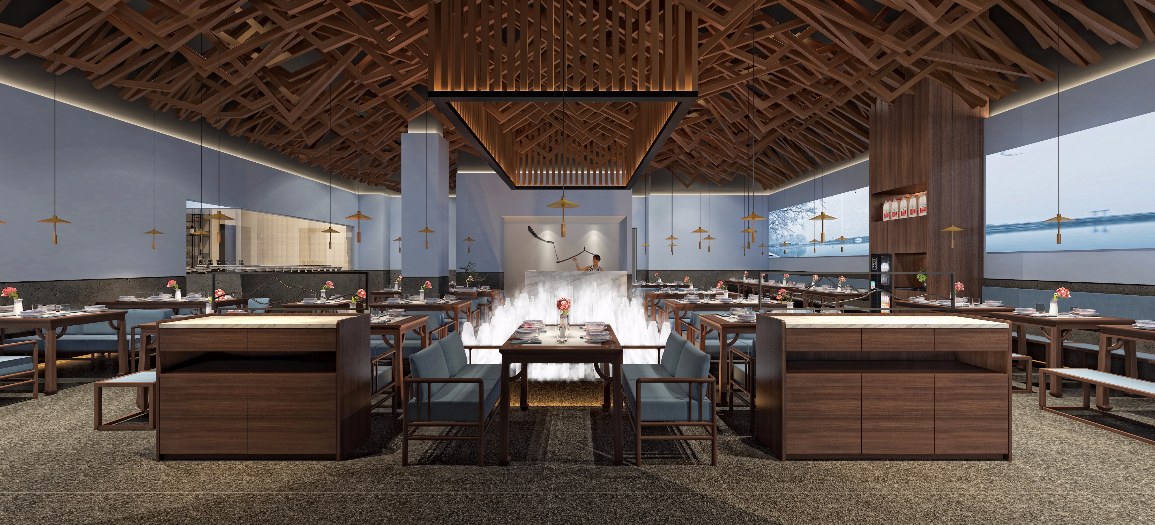餐饮店设计 - 效果图交流区-建e室内设计网