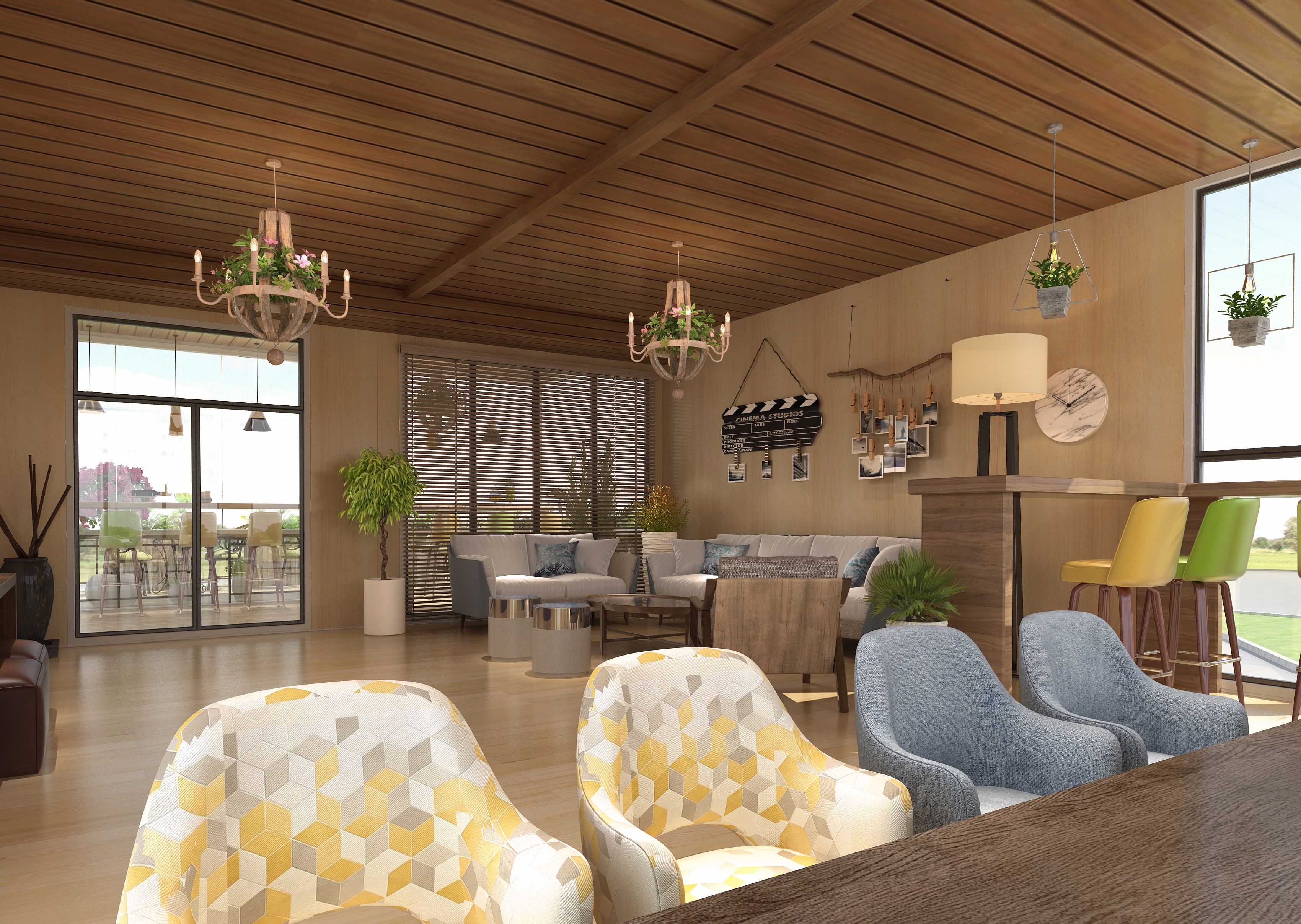 咖啡店 - 效果图交流区-建e室内设计网