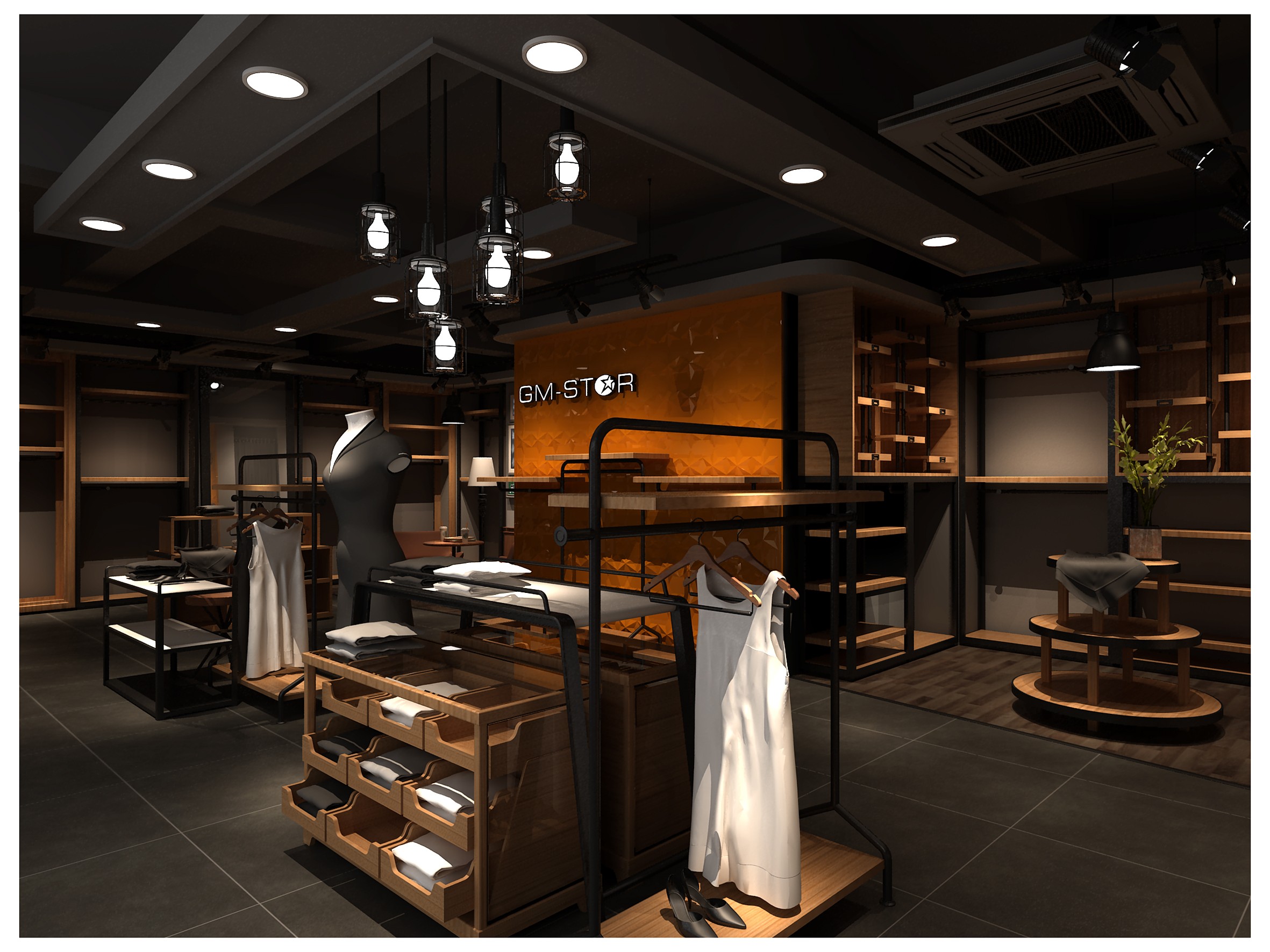 东莞店铺设计|东莞服装店店铺设计公司|东莞服装店店铺设计案例