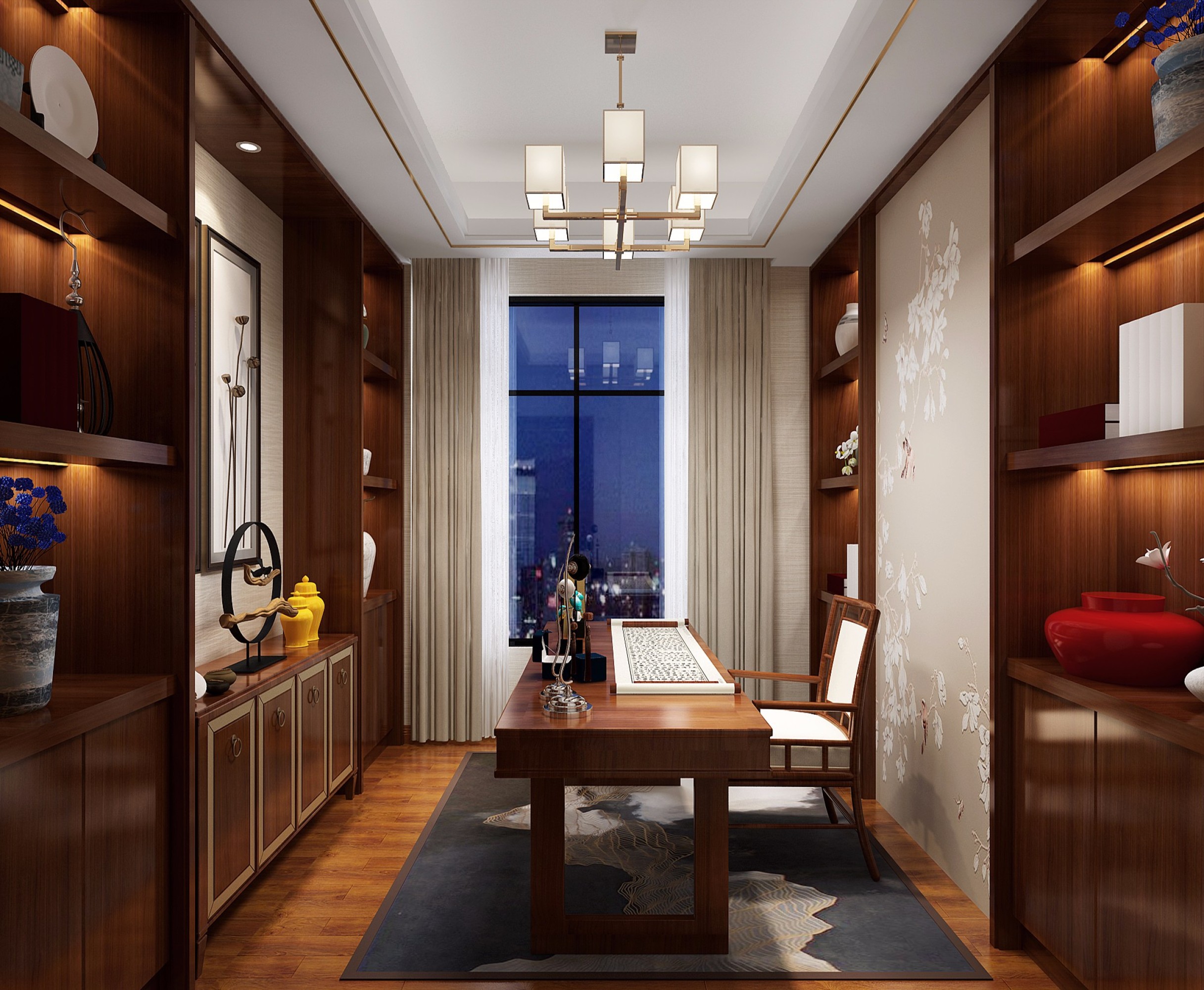 新中式[ID: 114509125]_建e效果图