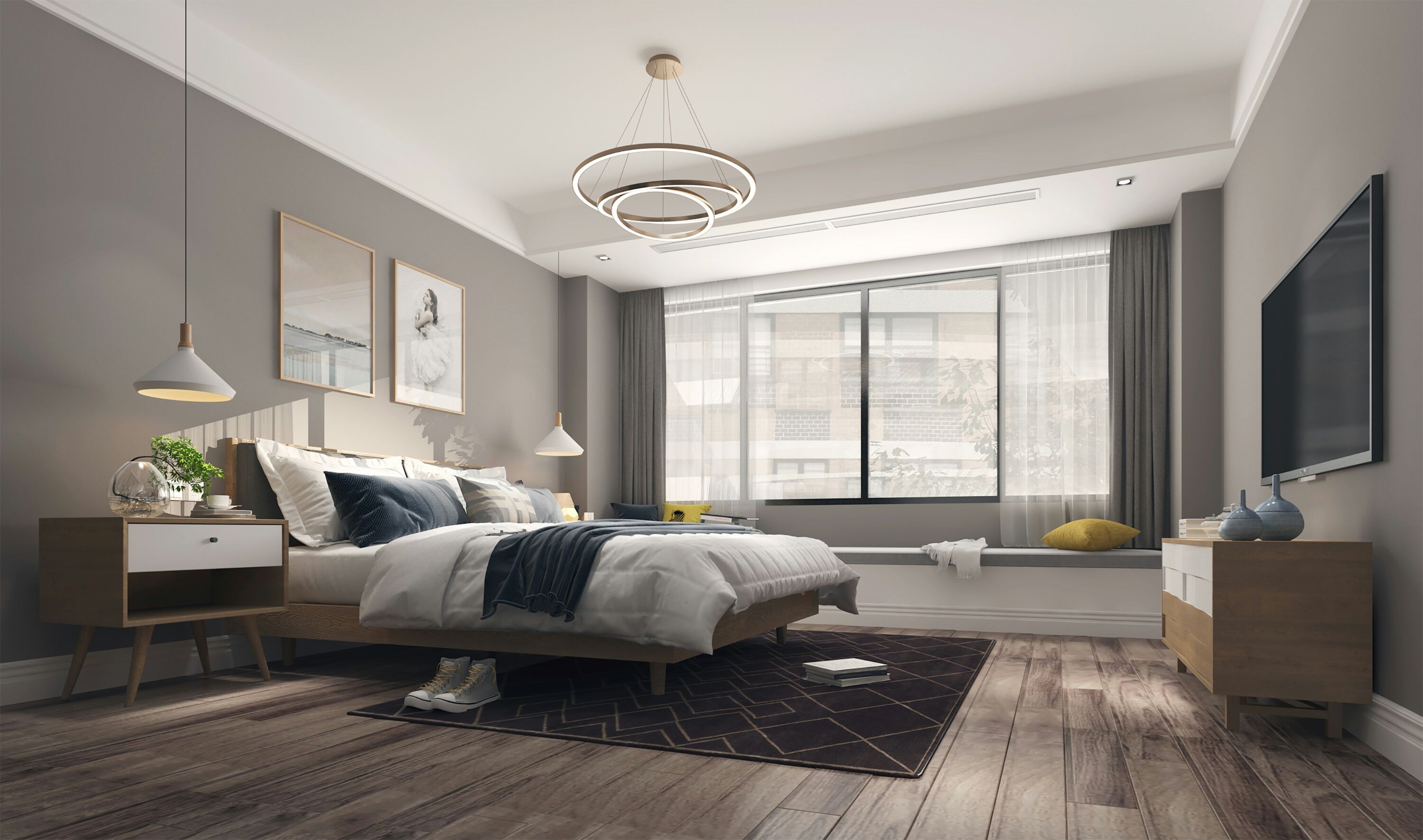 北欧简约舒适卧室