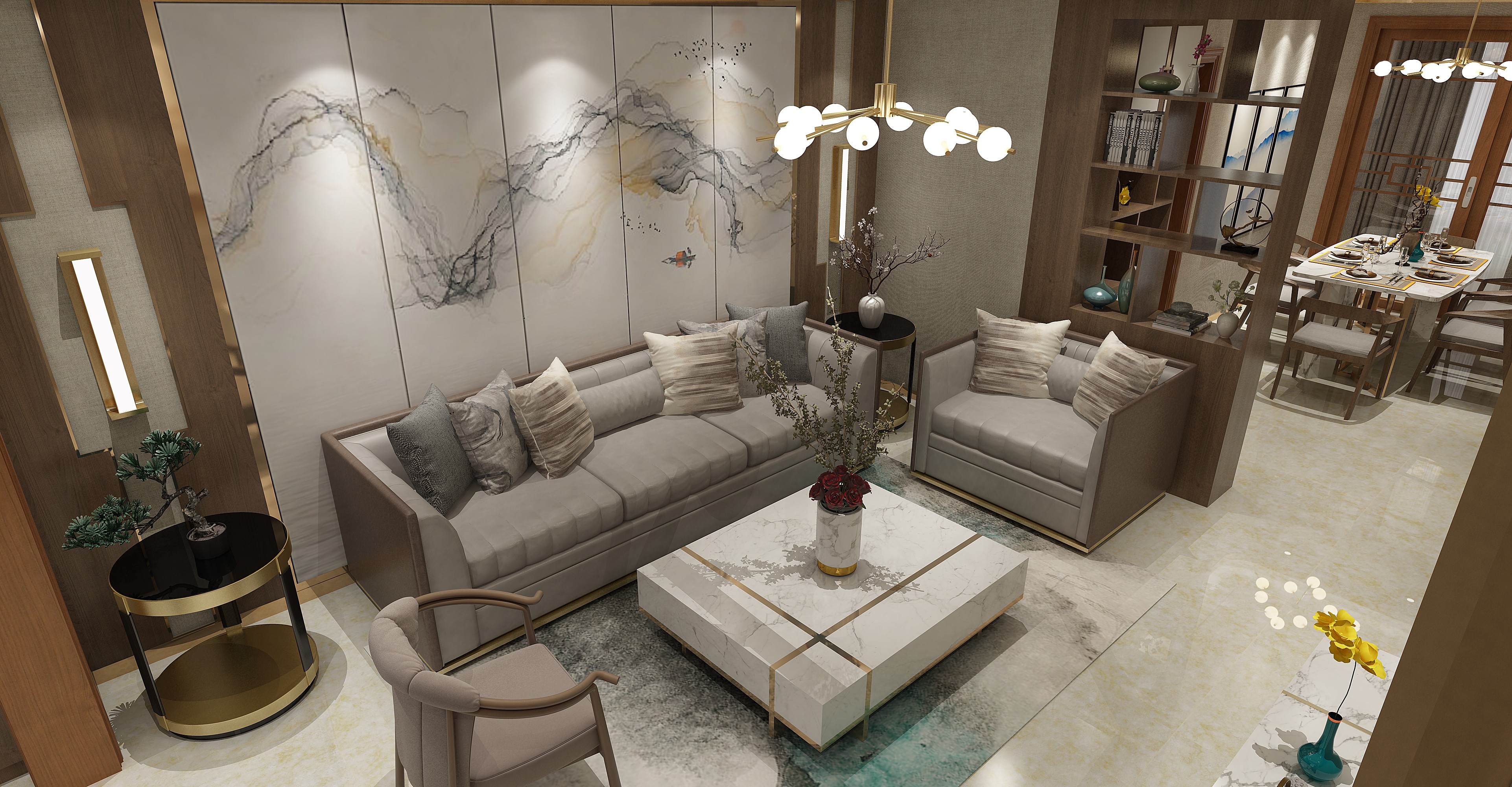 景翔龙庭 - 效果图交流区-建e室内设计网