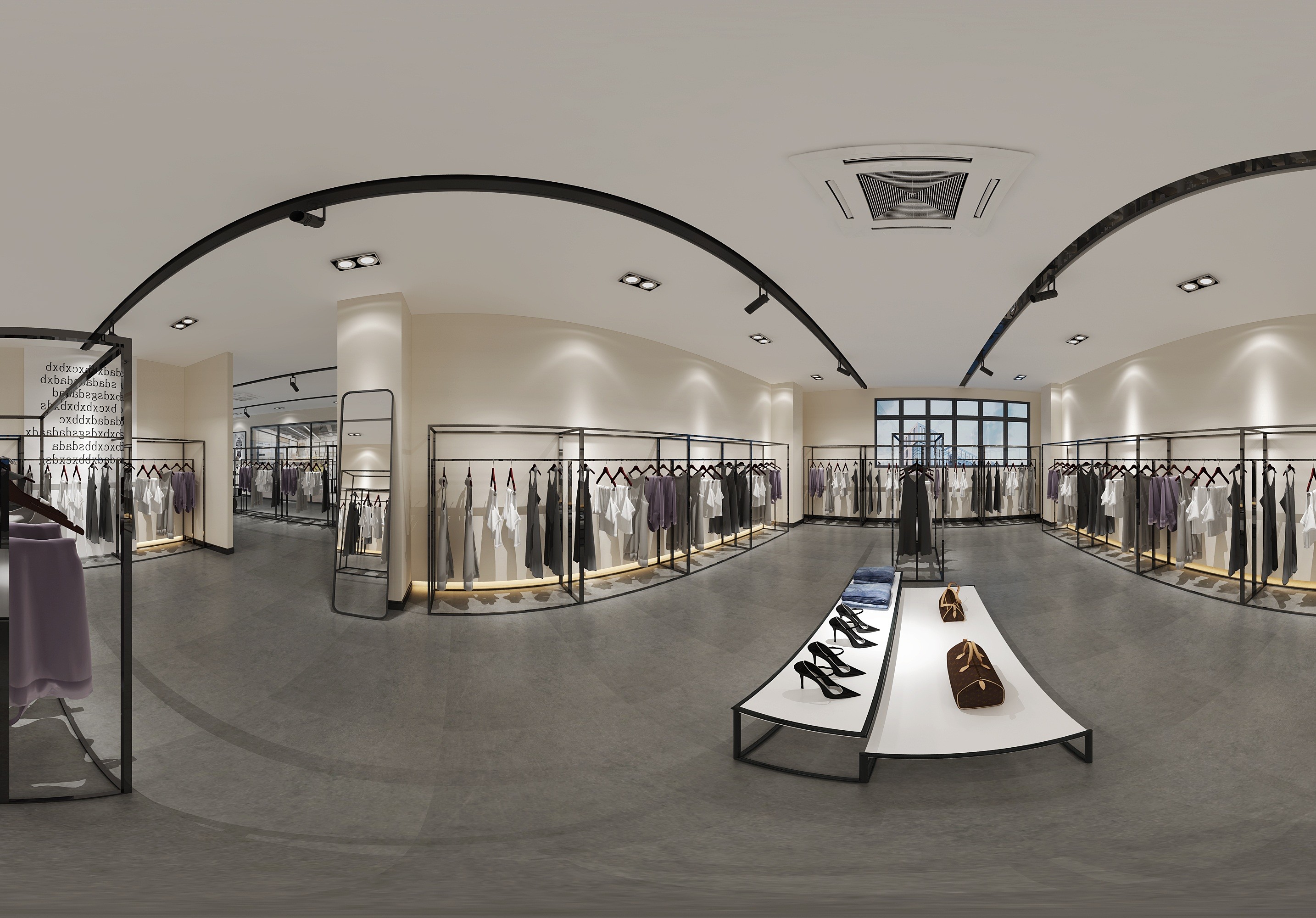 汉诺威服装展厅-建E网设计案例