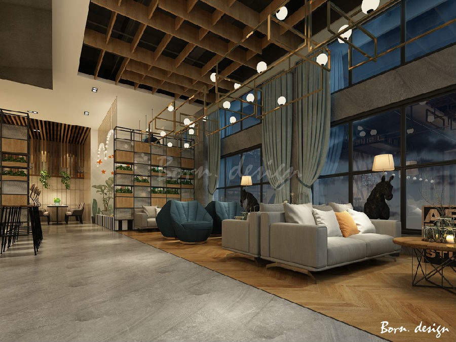 南京酒店设计酒店公共空间 - 效果图交流区-建e室内设计网