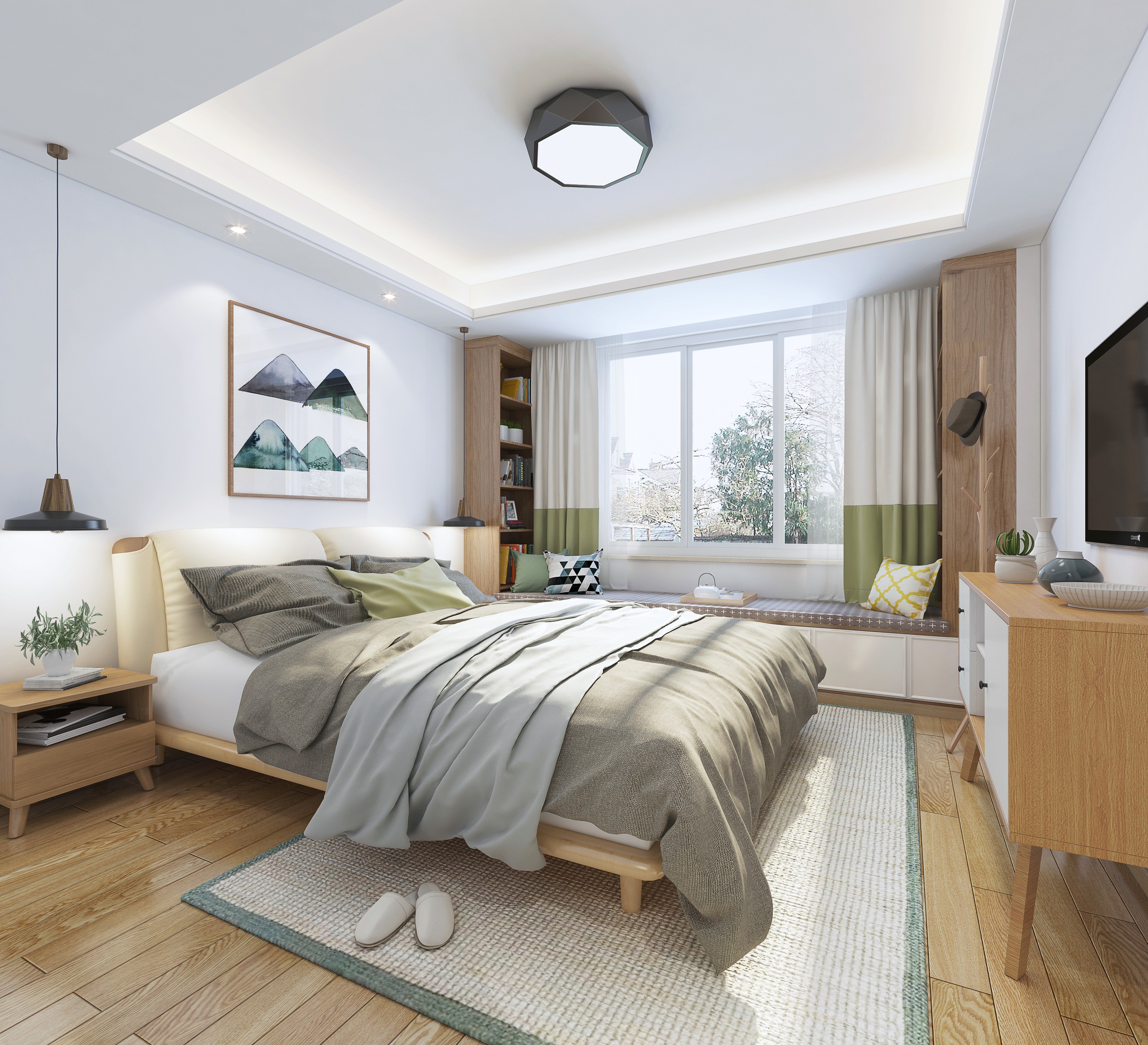 和风晨韵-清简写意 日式风情 - 效果图交流区-建e室内设计网