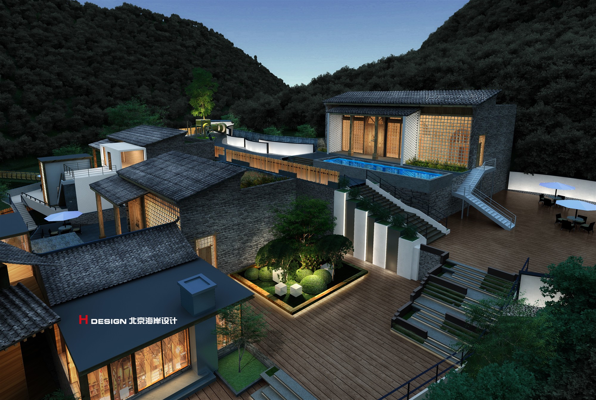 了忘谷-民宿设计