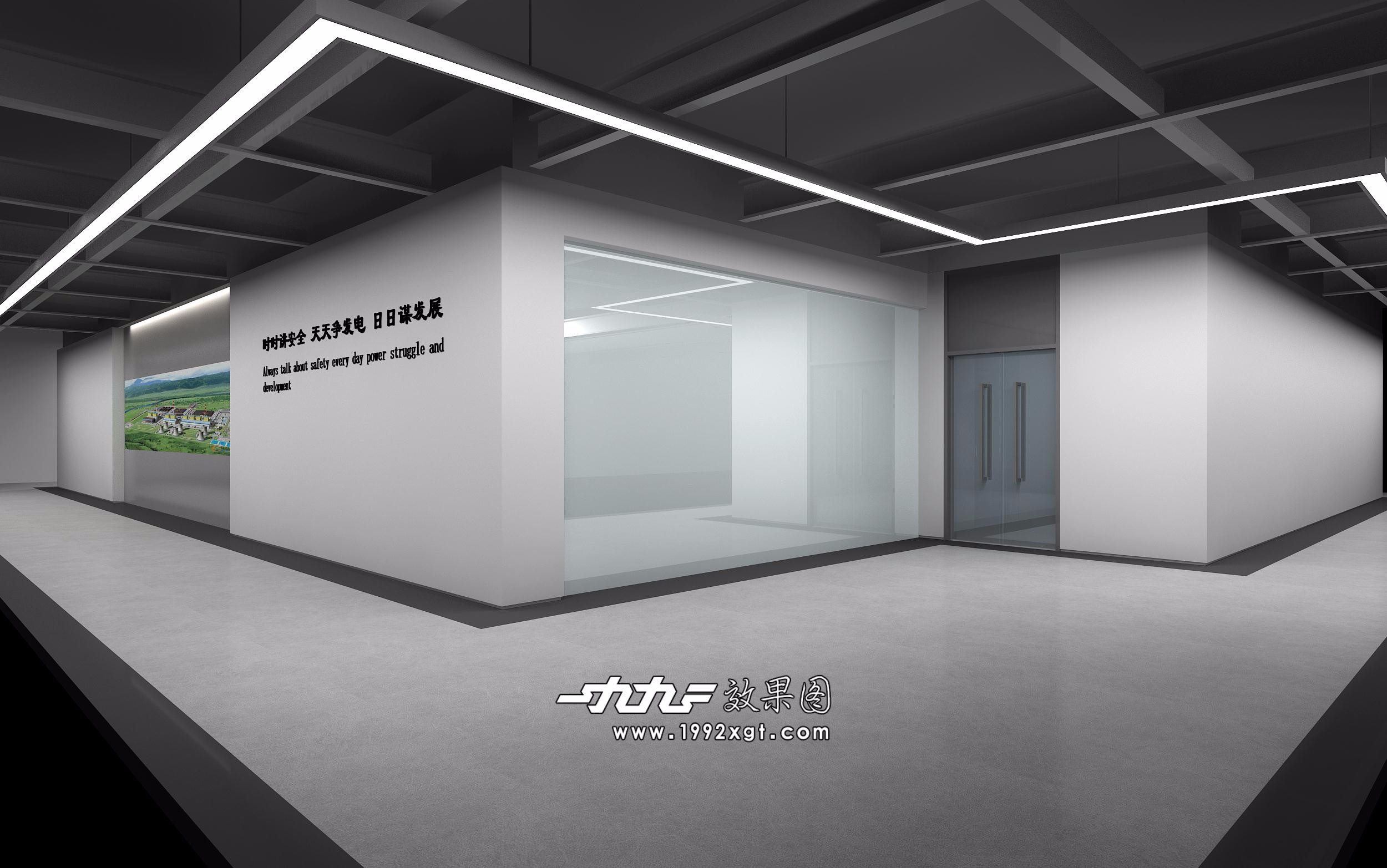 办公室案例 - 效果图交流区-建e室内设计网