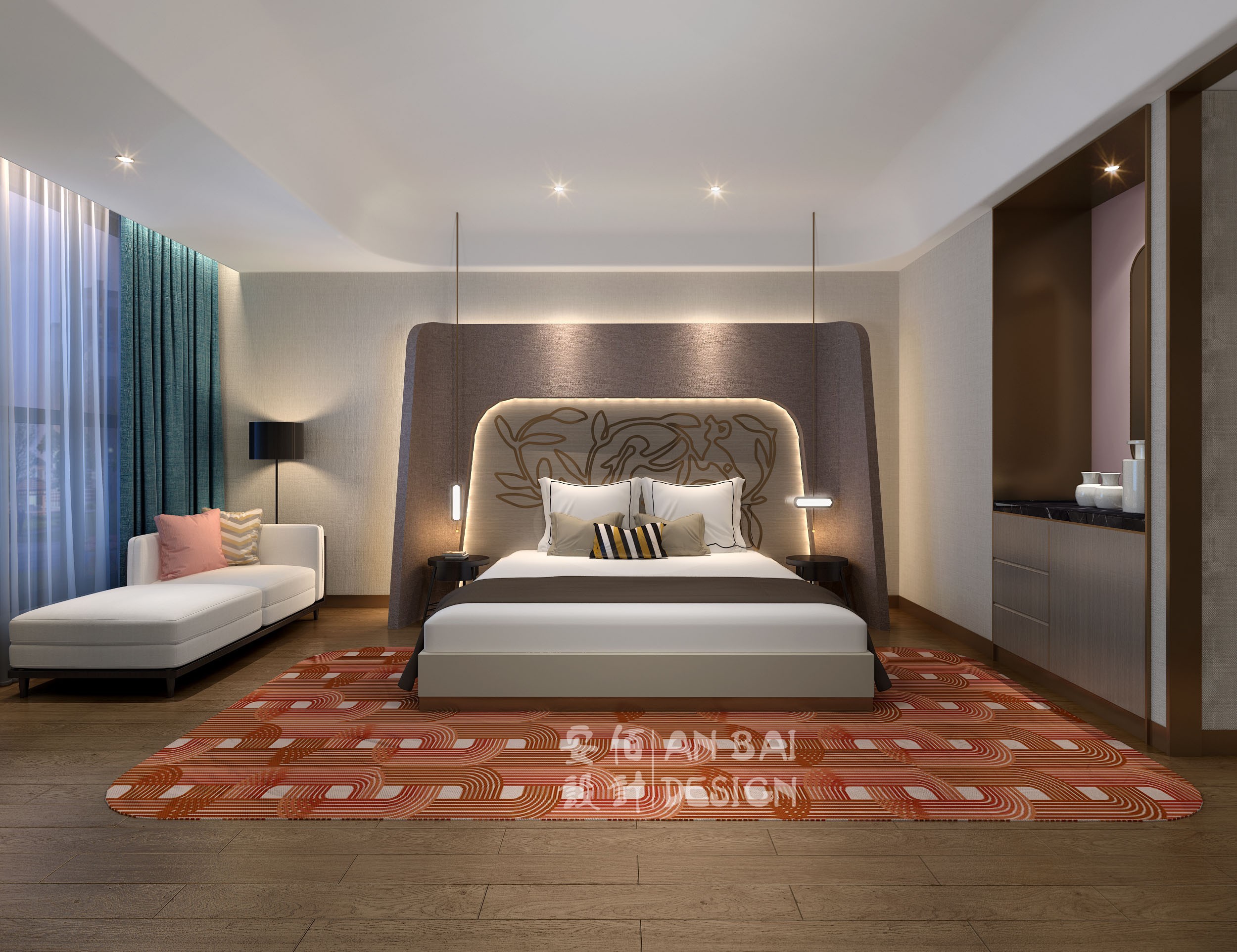 民宿|宾馆客房 - 效果图交流区-建e室内设计网