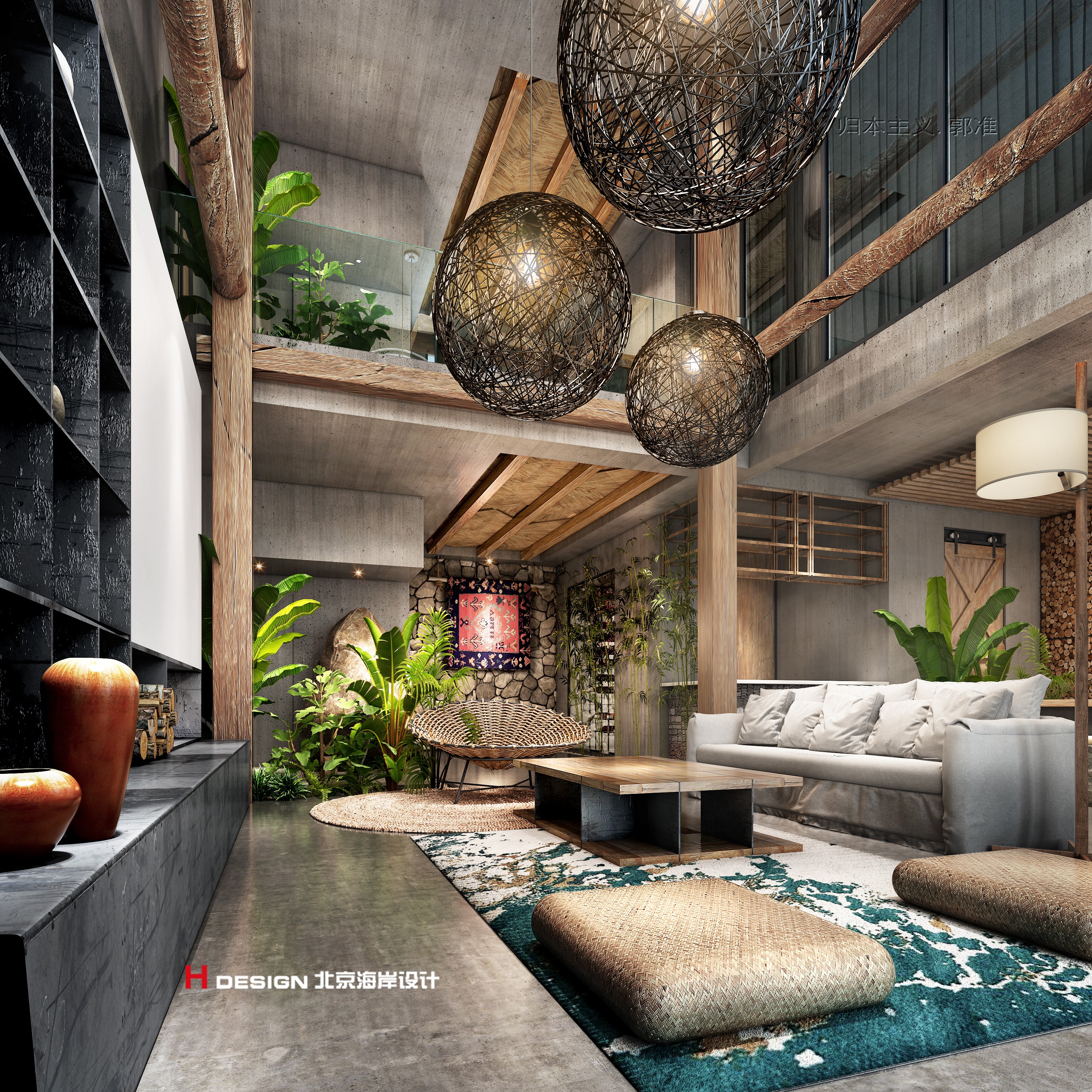 黎香湖民宿-moon民宿设计