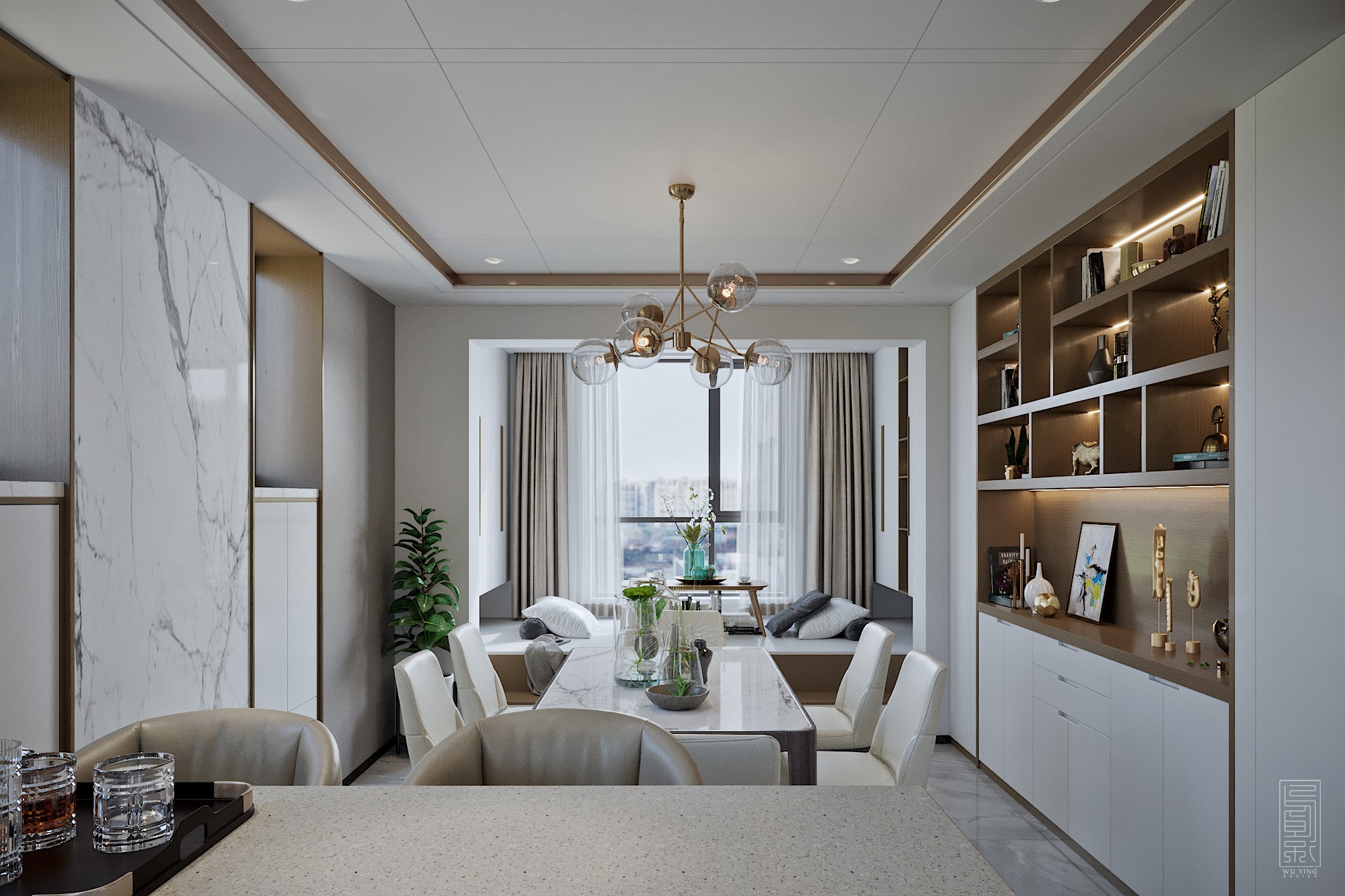 现代简约-惠州 - 效果图交流区-建e室内设计网