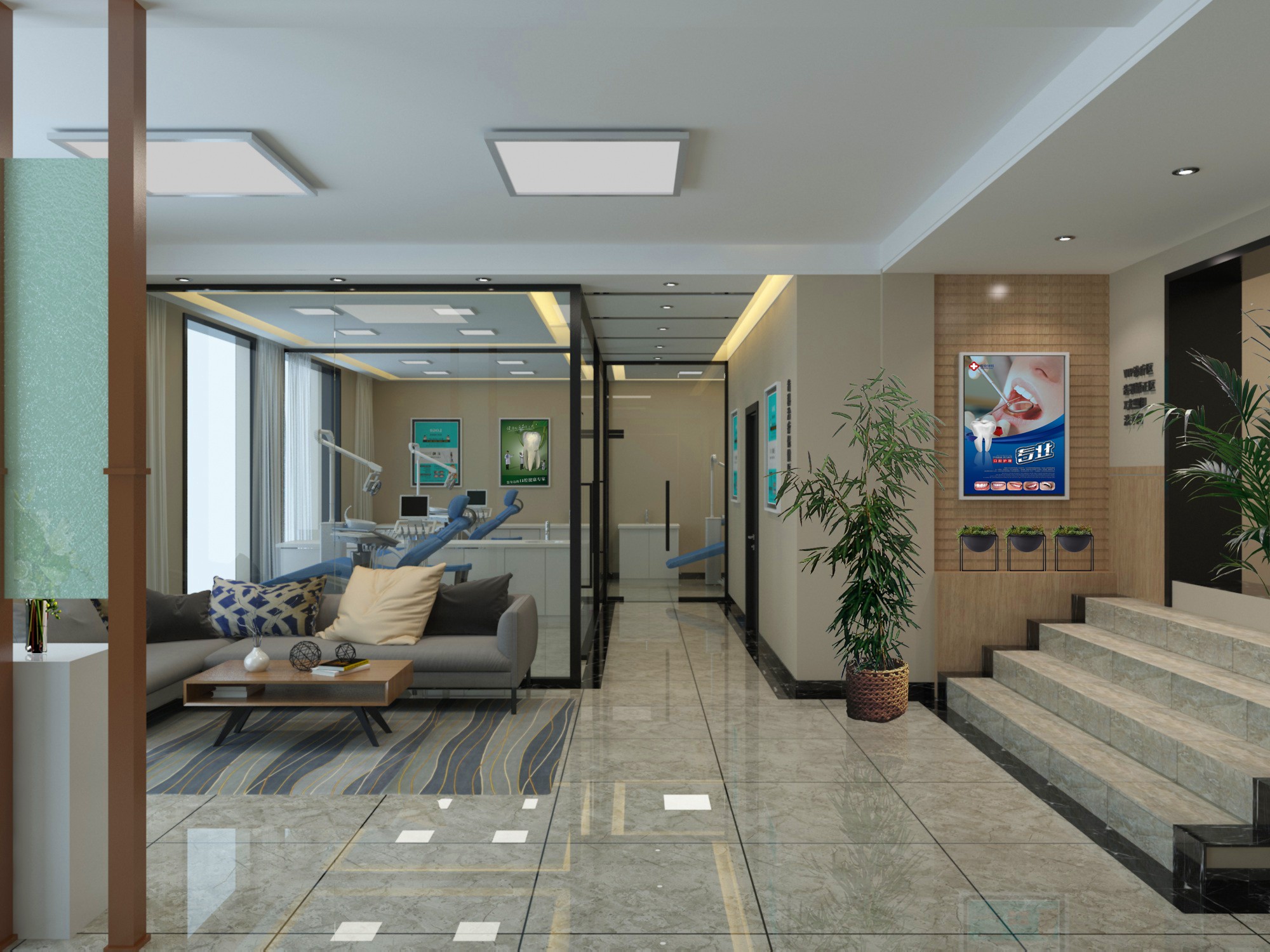 口腔专科门诊设计 - 效果图交流区-建e室内设计网