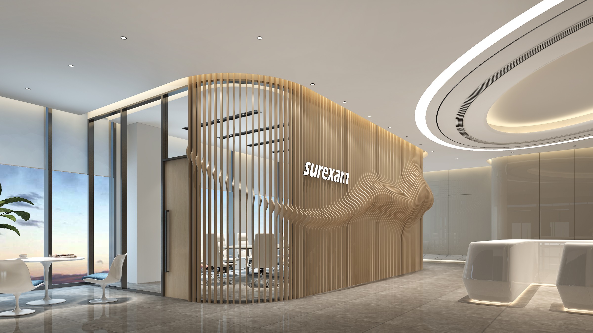 益善生物科技公司项目 - 效果图交流区-建e室内设计网