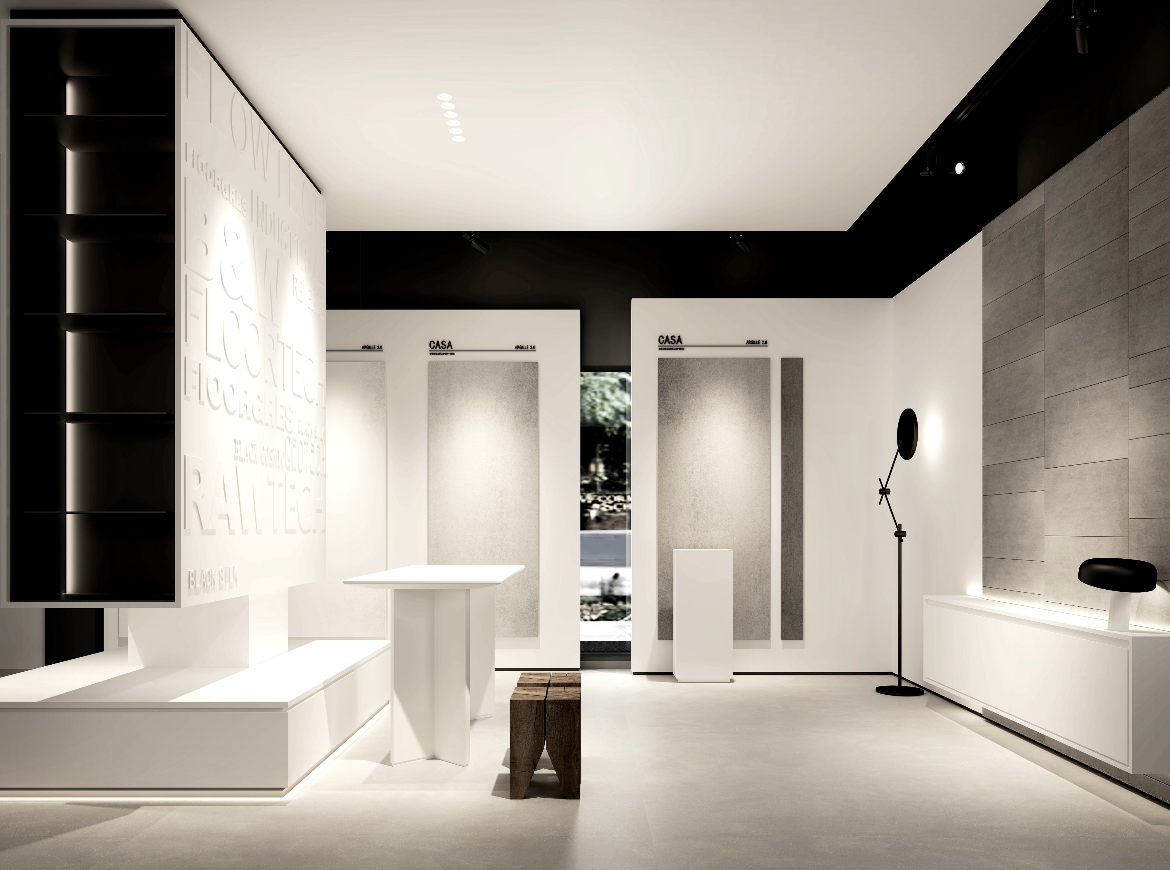汇亚陶瓷总部展厅：让空间在自由中流淌 | 拓维设计-建e室内设计网-设计案例