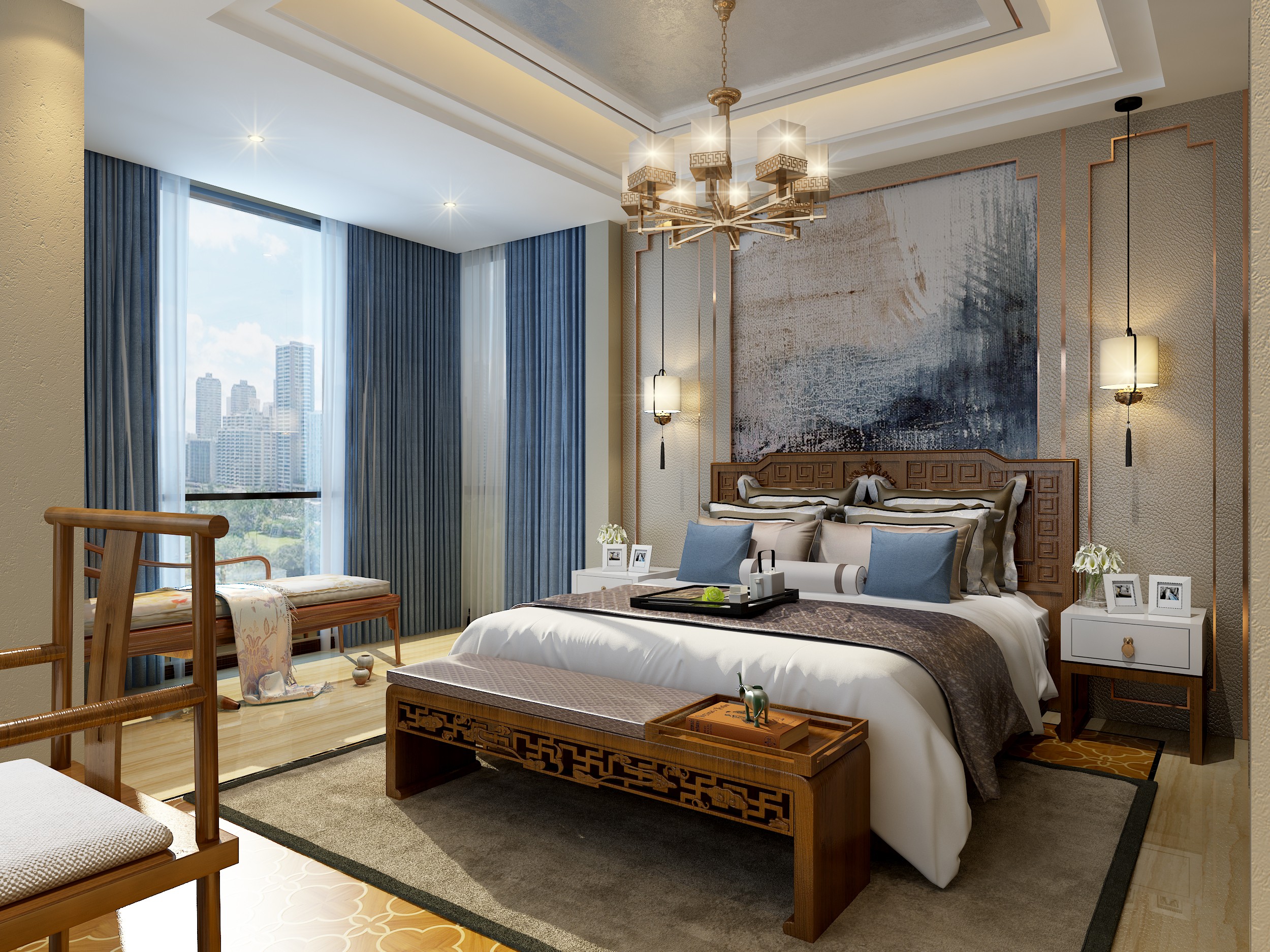 新中式静态30套家装