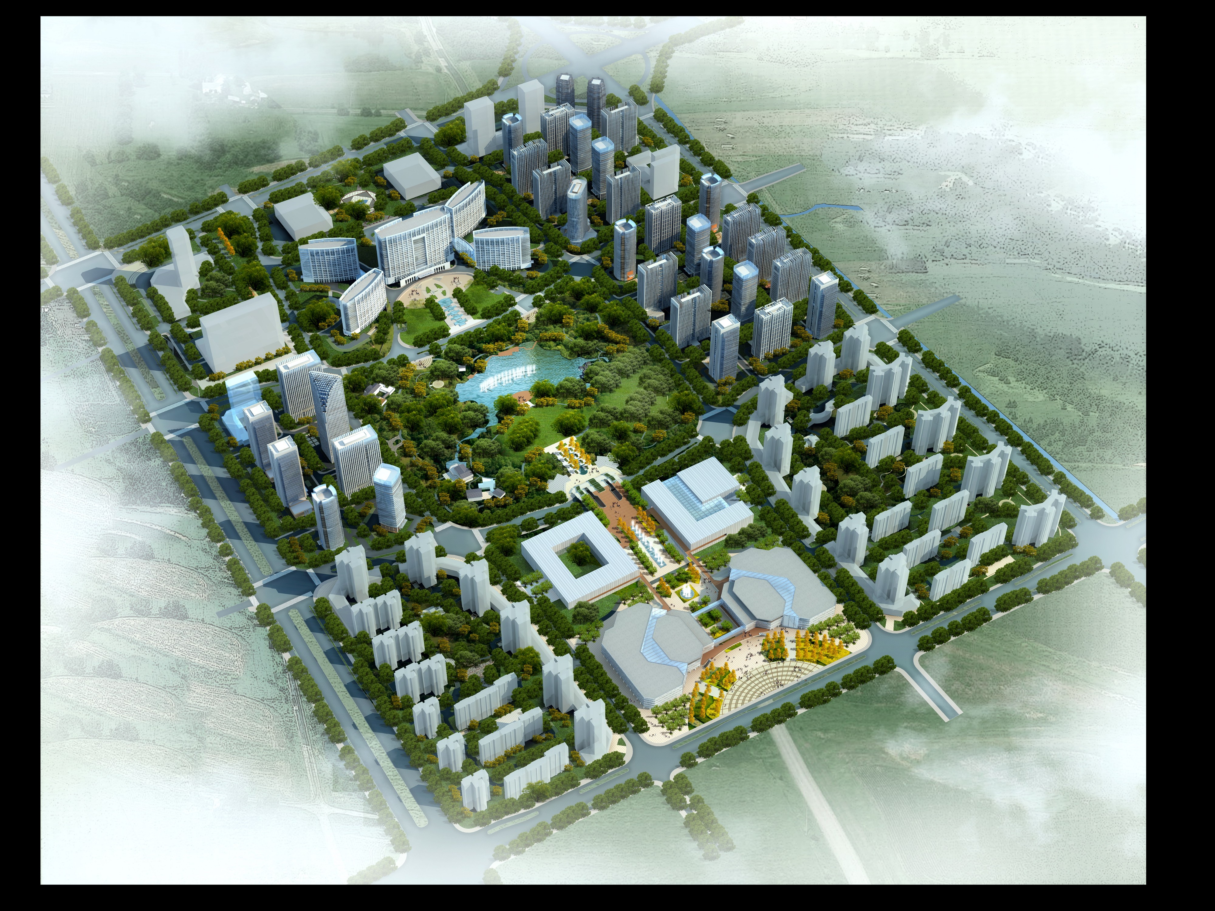 一九九二效果图-大鸟瞰