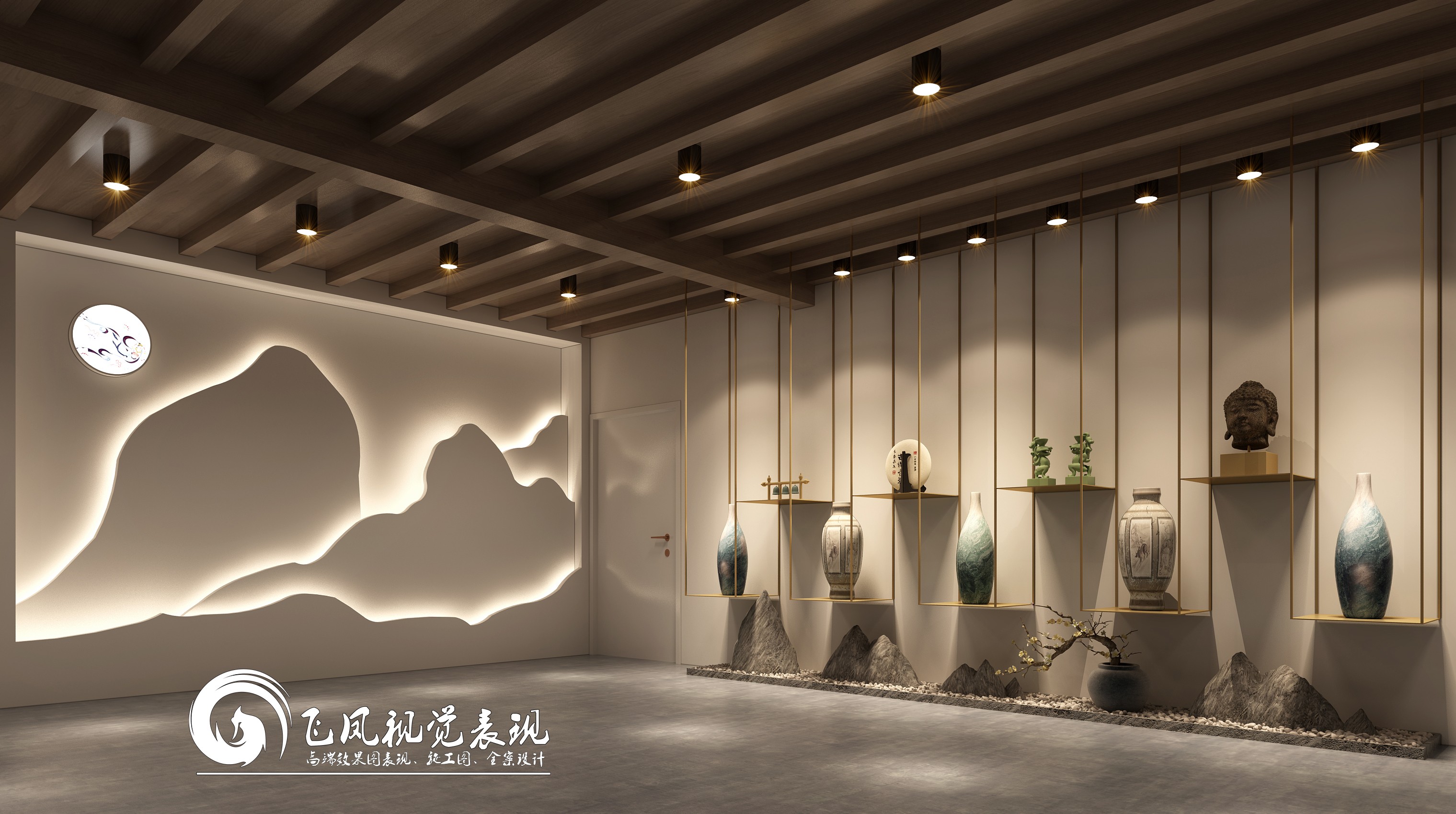 飞凤设计—私人会所 - 效果图交流区-建e室内设计网