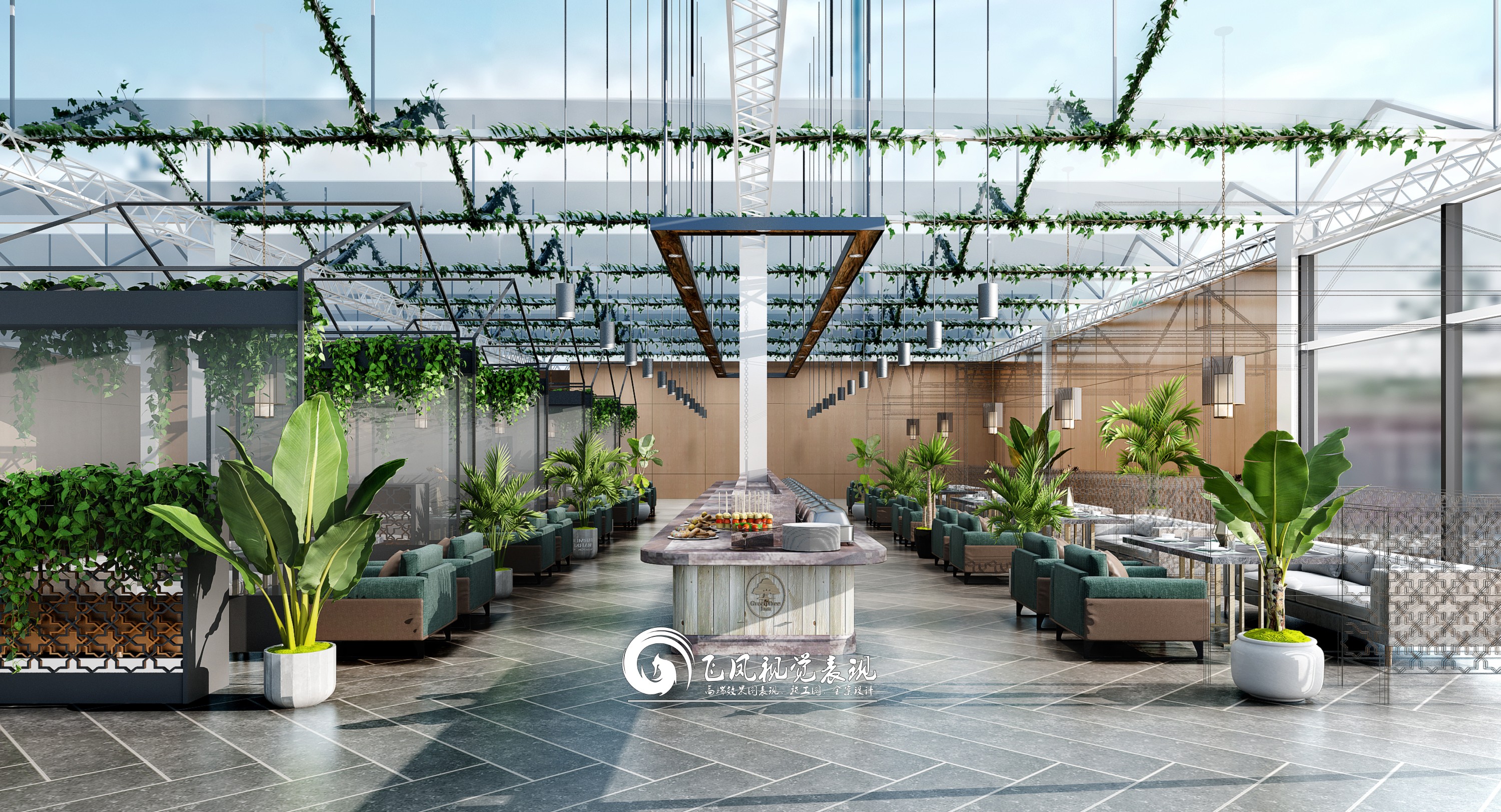 生态餐厅|三维|建筑/空间|gaohbwxh - 原创作品 - 站酷 (ZCOOL)