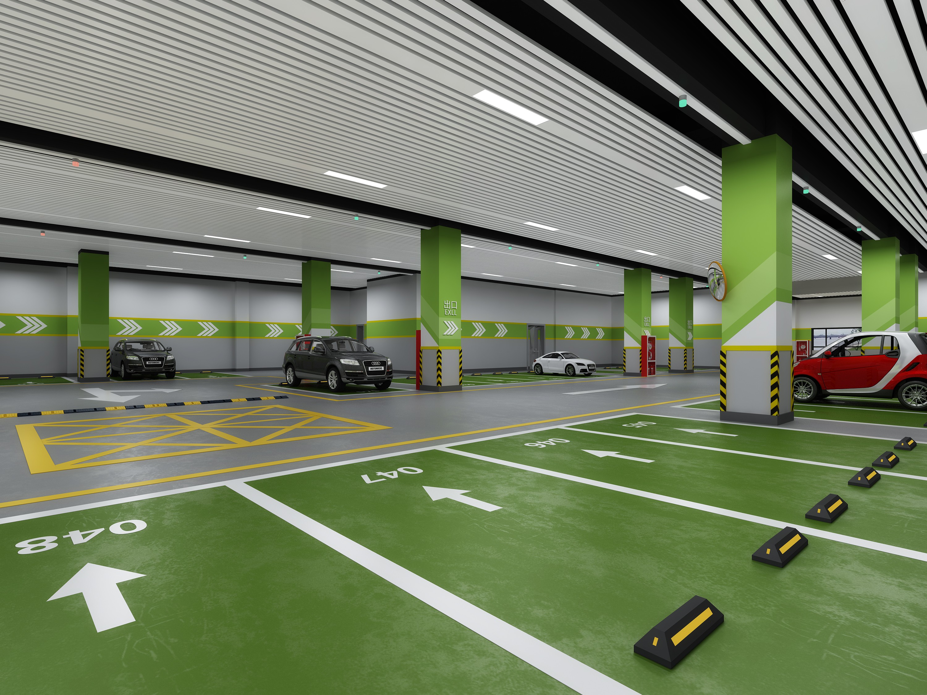 停车场设计|空间|其他空间|专业停车场设计 - 原创作品 - 站酷 (ZCOOL)