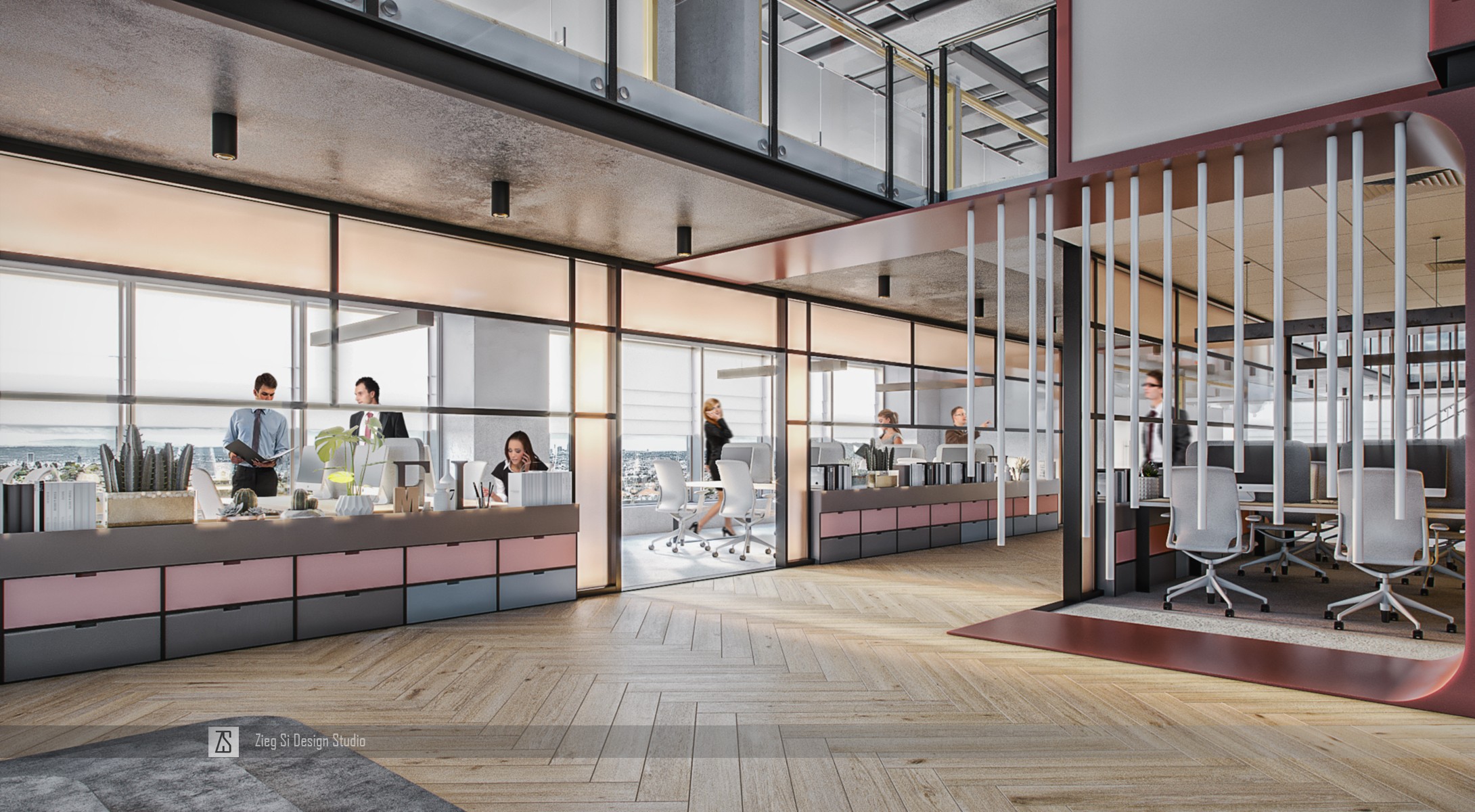 a 仓库改建办公室 - 效果图交流区-建e室内设计网