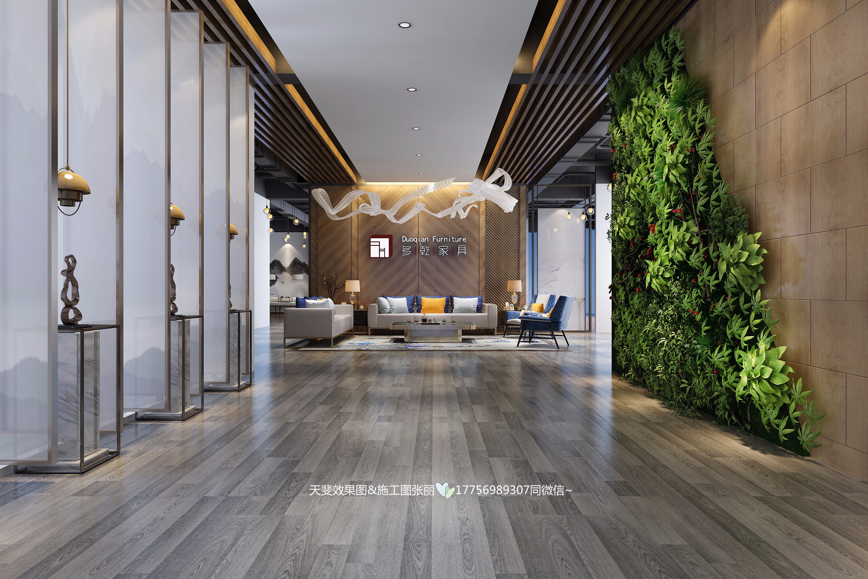 家具展厅效果图含鸟瞰哦~~~ - 效果图交流区-建e室内设计网