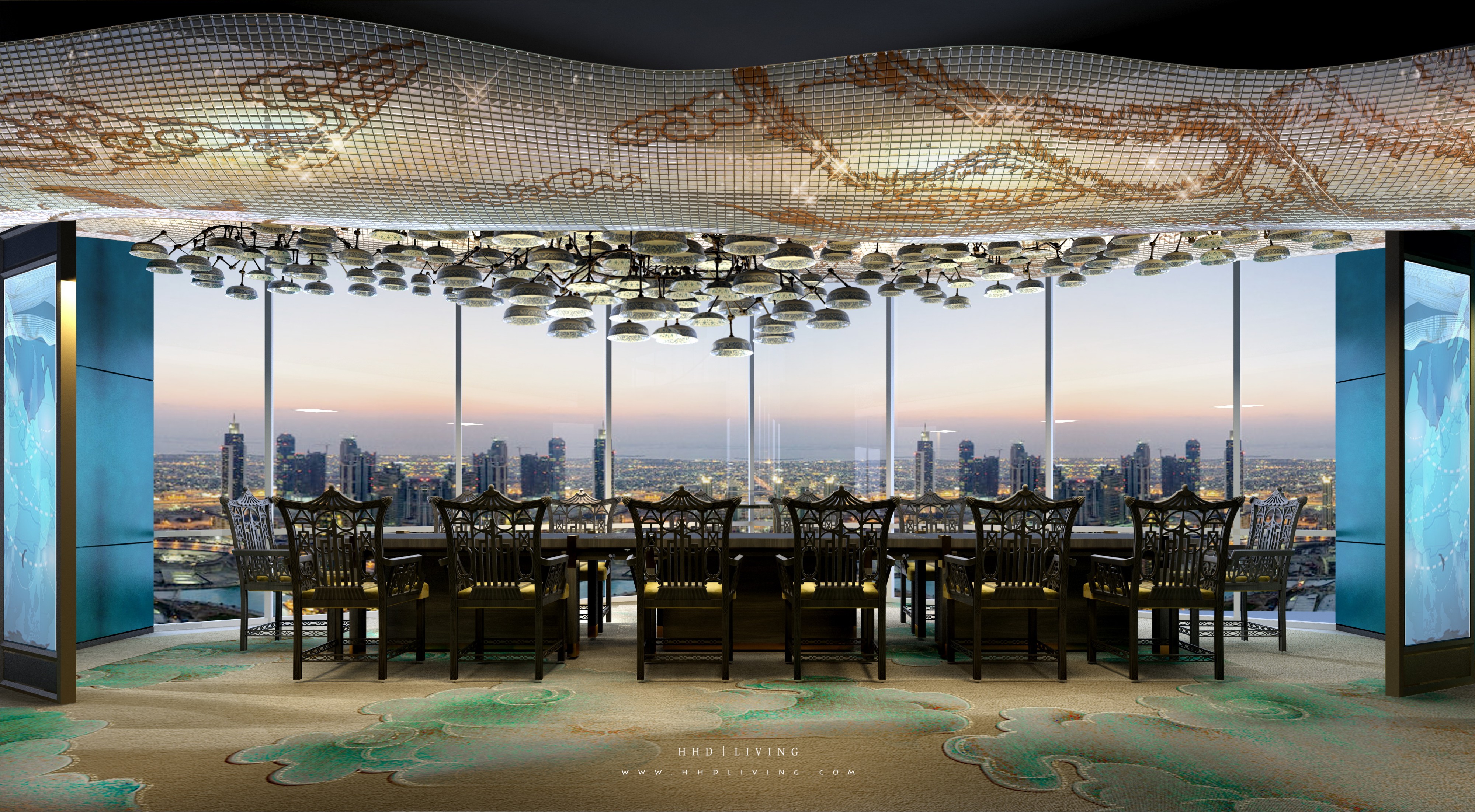 迪拜哈利法塔顶层会所