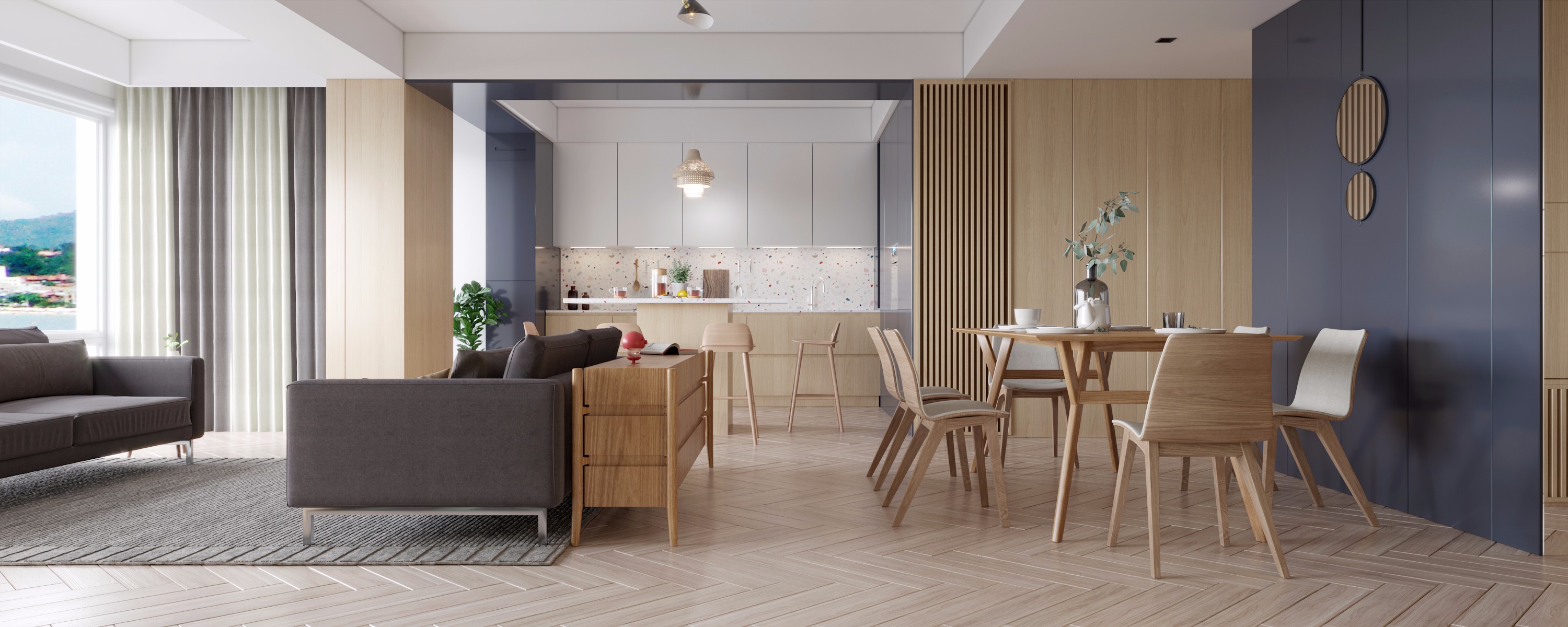 原木色的家 - 效果图交流区-建e室内设计网