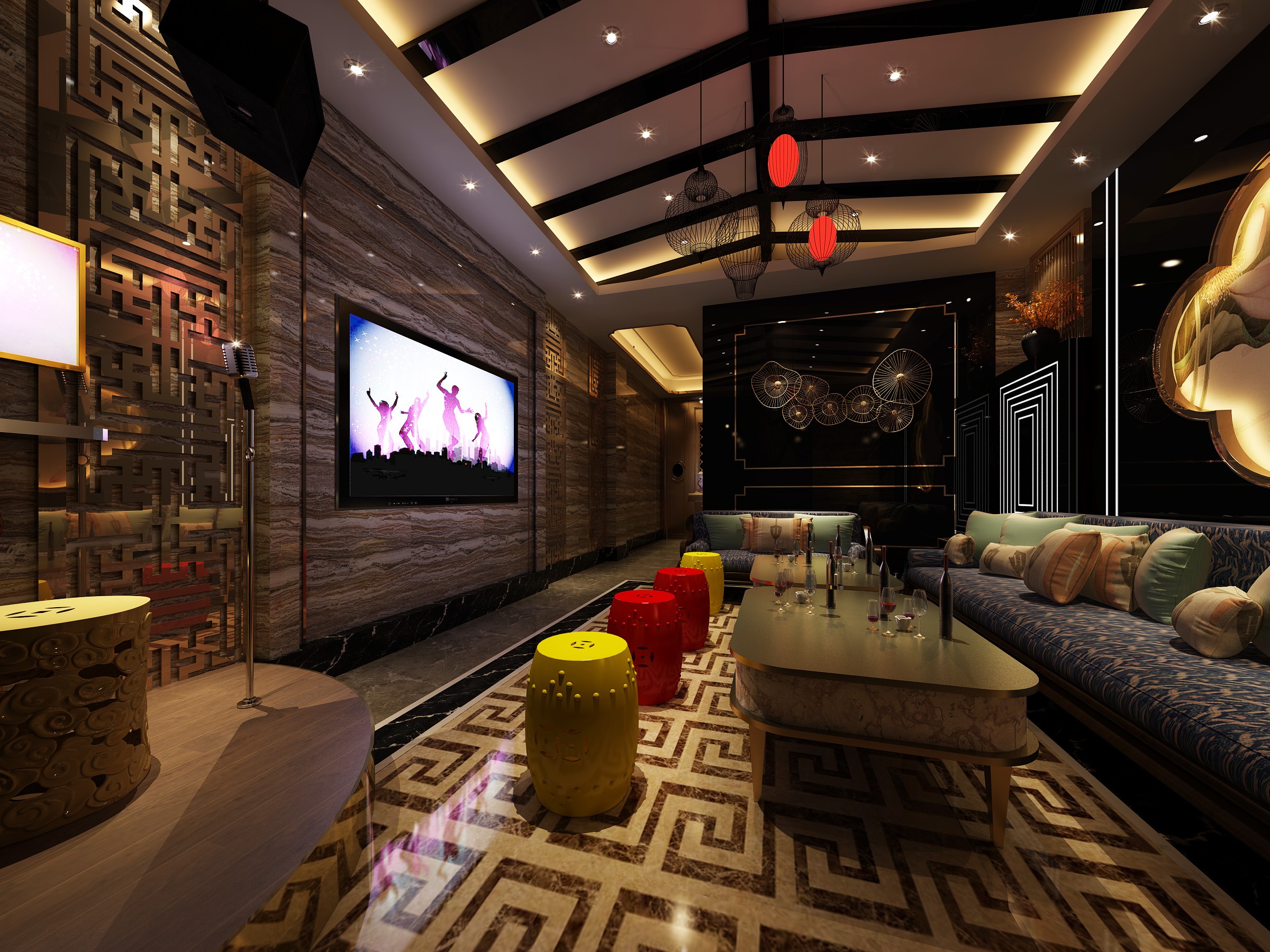 ktv - 效果图交流区-建e室内设计网