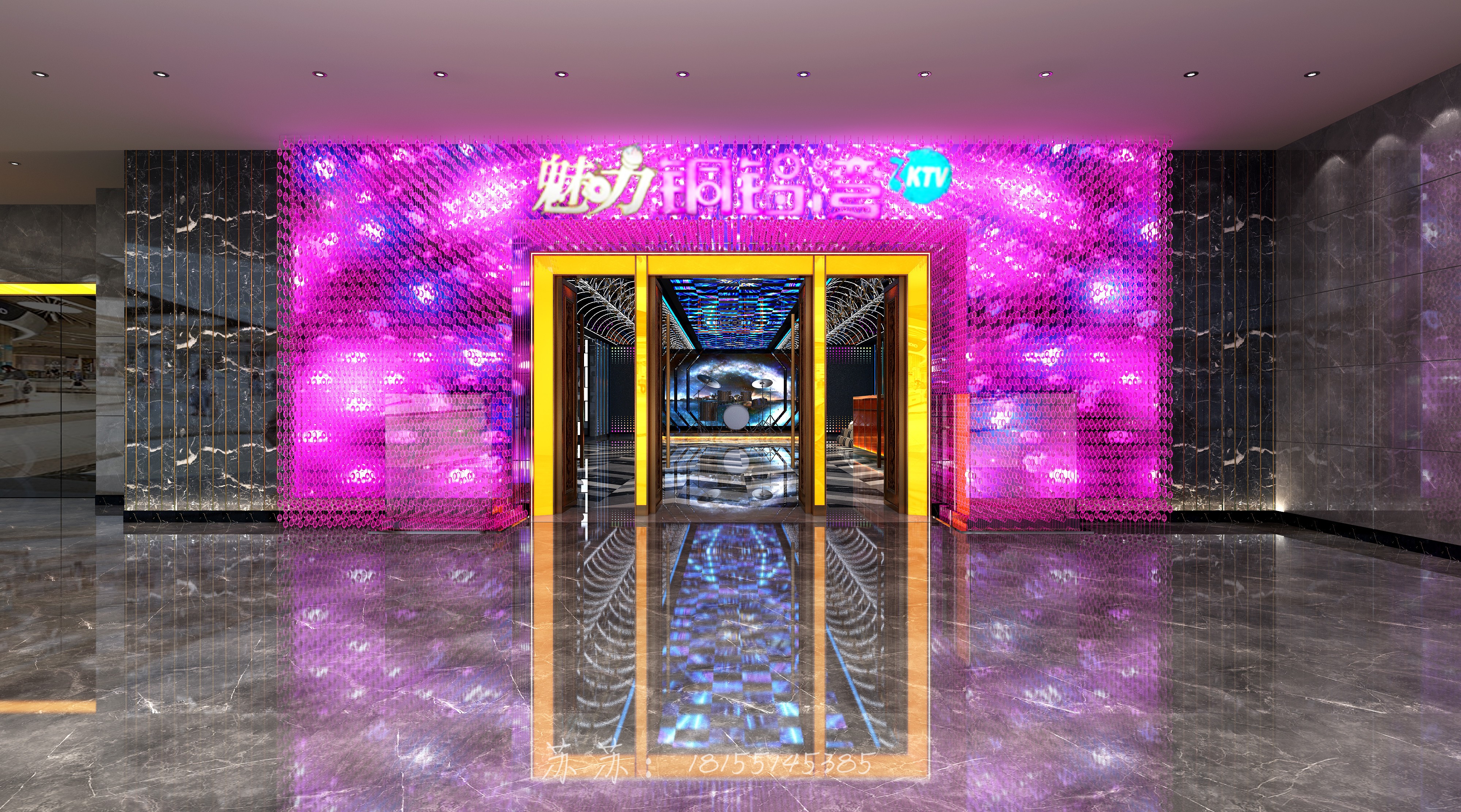 现代豪华ktv设计 - 效果图交流区-建e室内设计网