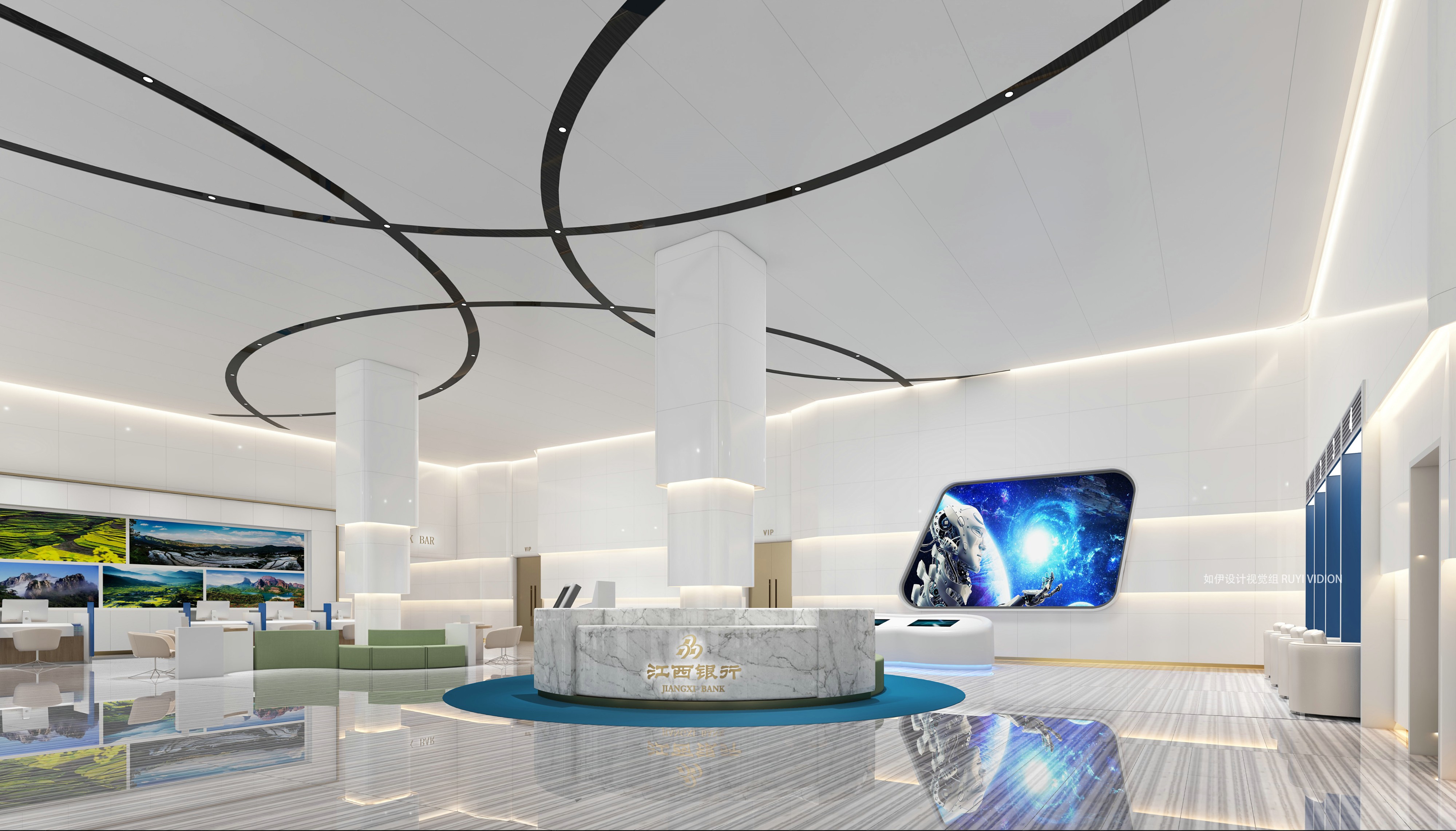 现代工装设计合集 - 效果图交流区-建E室内设计网