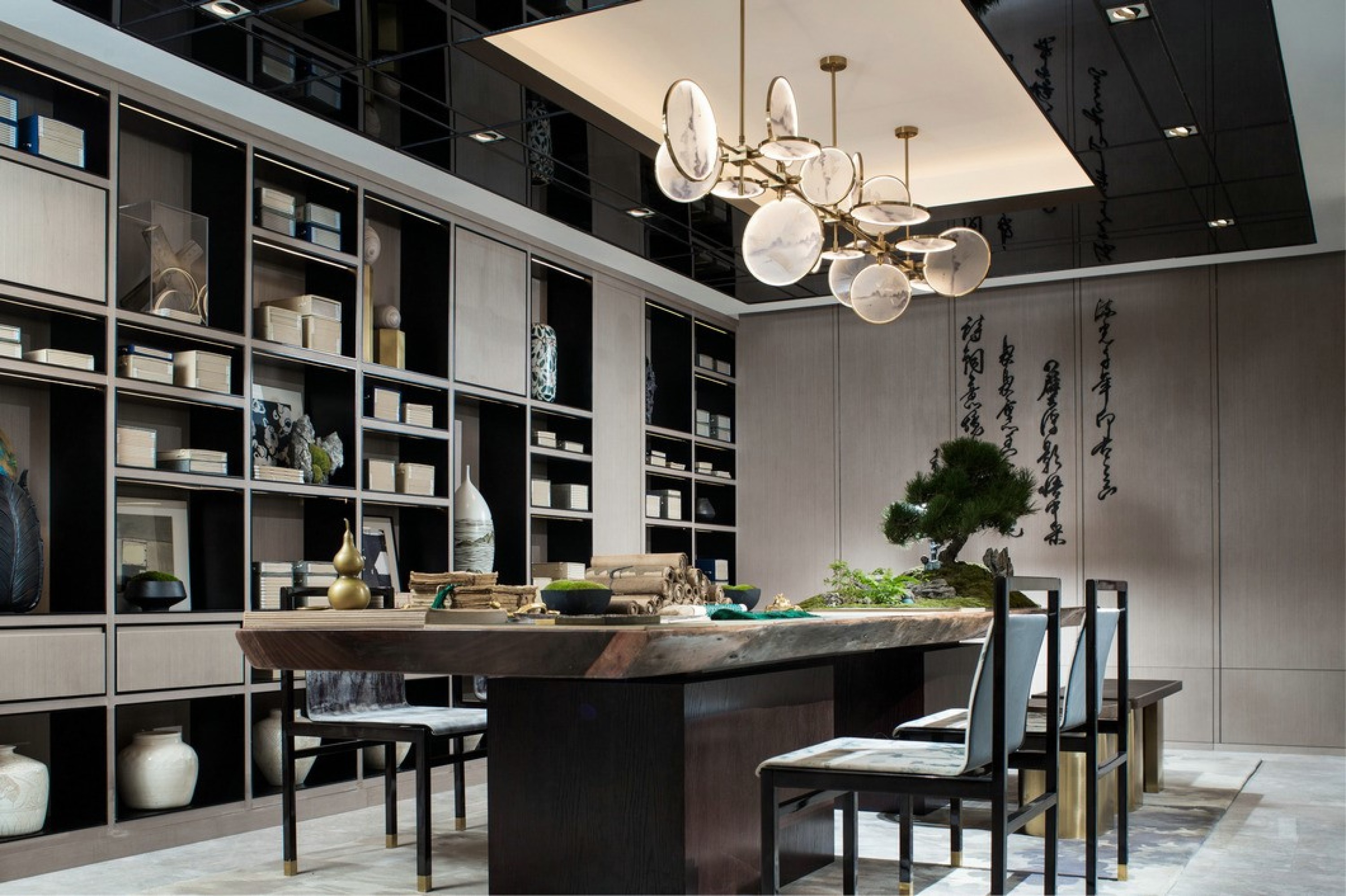 新中式别墅设计[ID: 111363569]_建e效果图