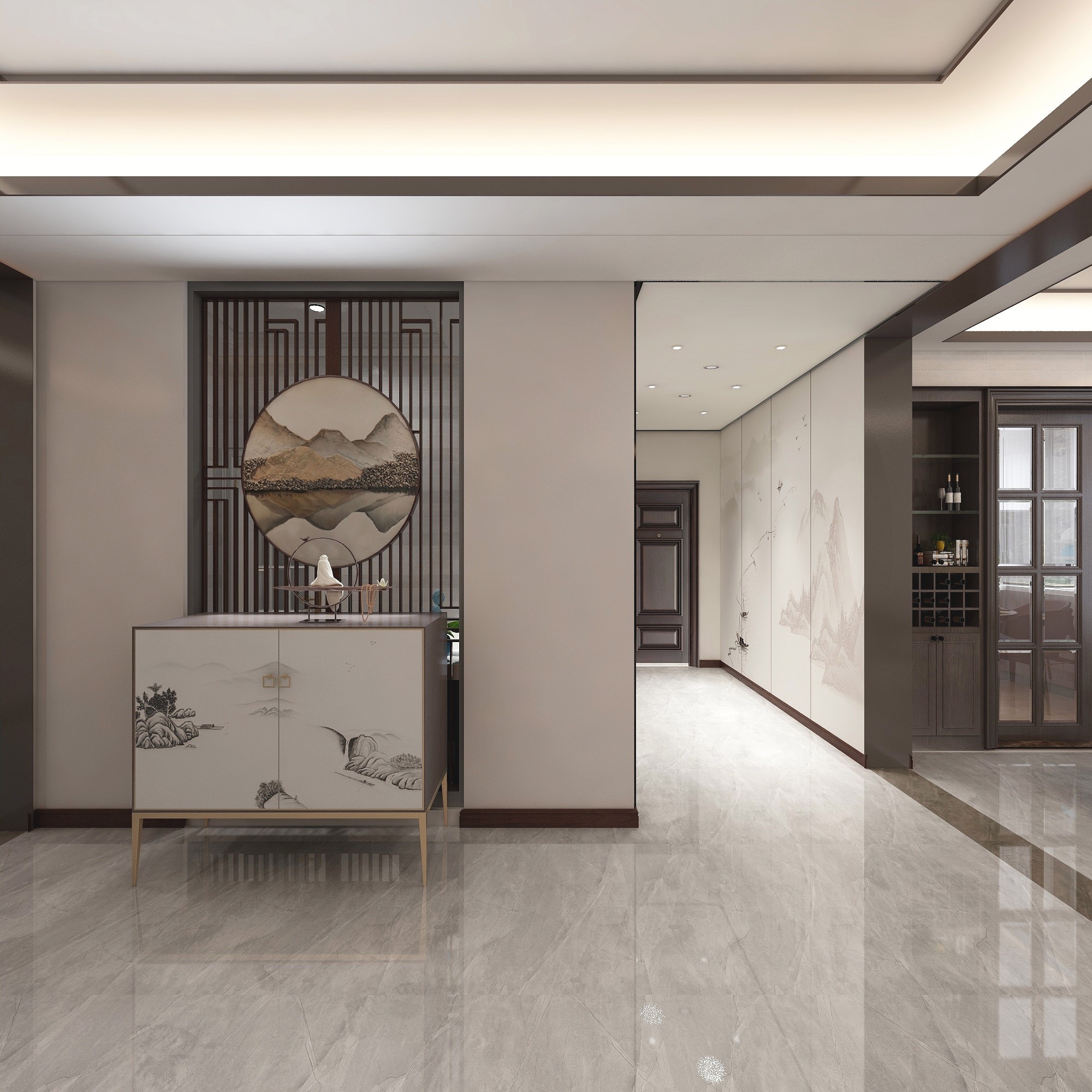 电视背景墙大理石加工砖