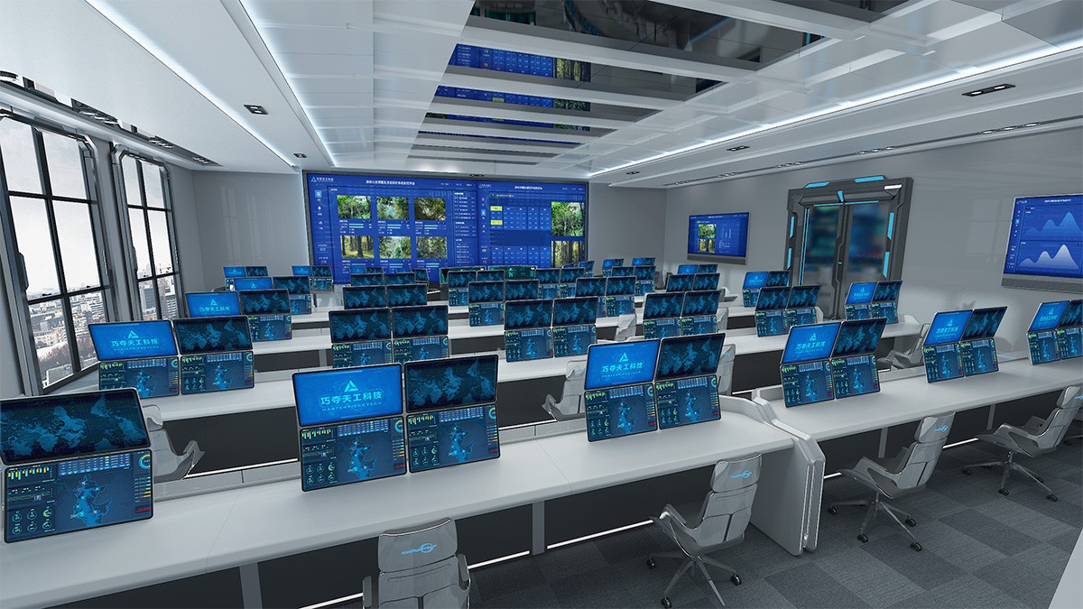 现代消防指挥中心[id: 112018759]_建e效果图