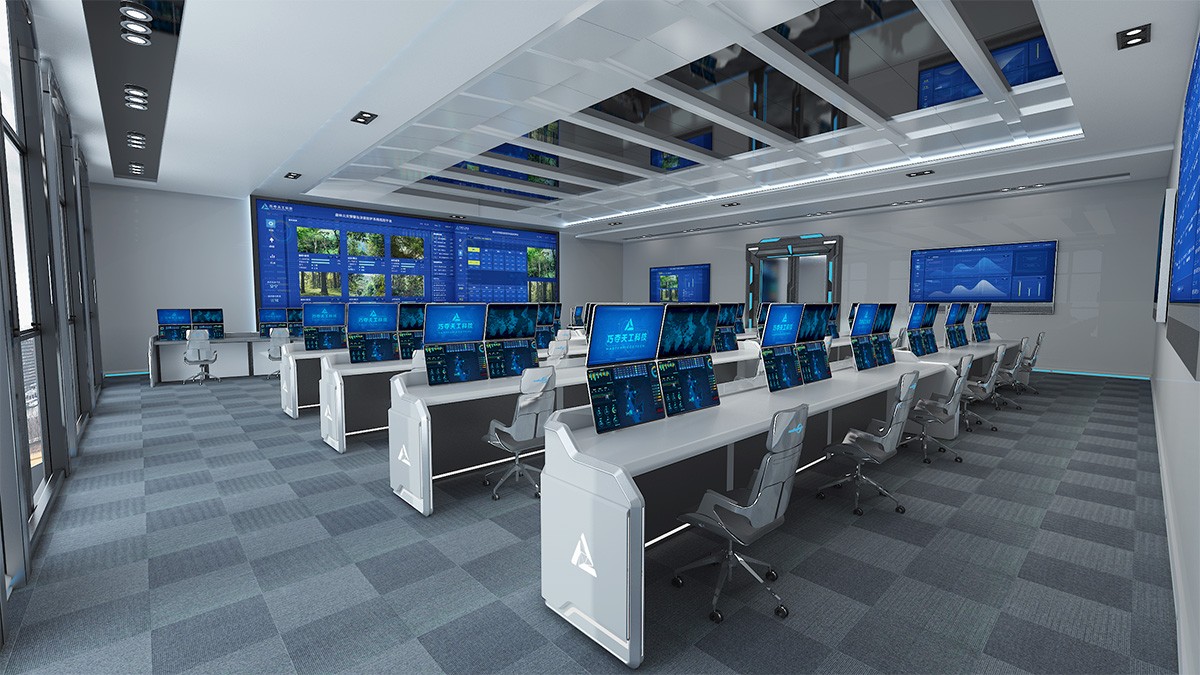 现代消防指挥中心-设计效果图-建e室内设计网