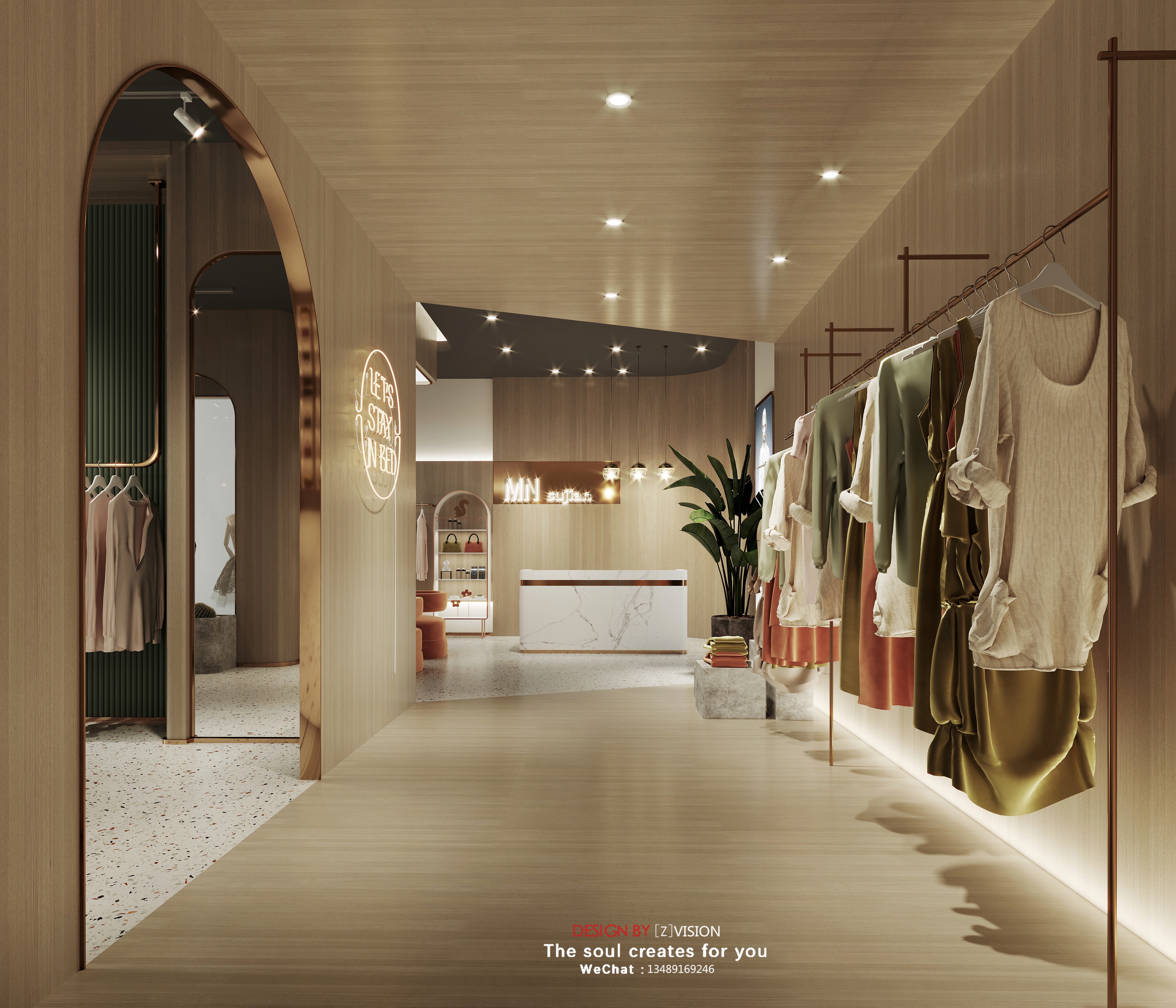 女装店 - 效果图交流区-建e室内设计网