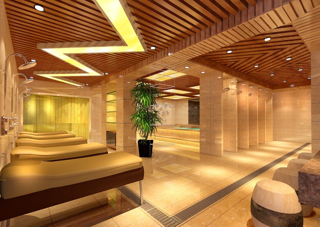 洗浴会所设计案例效果图