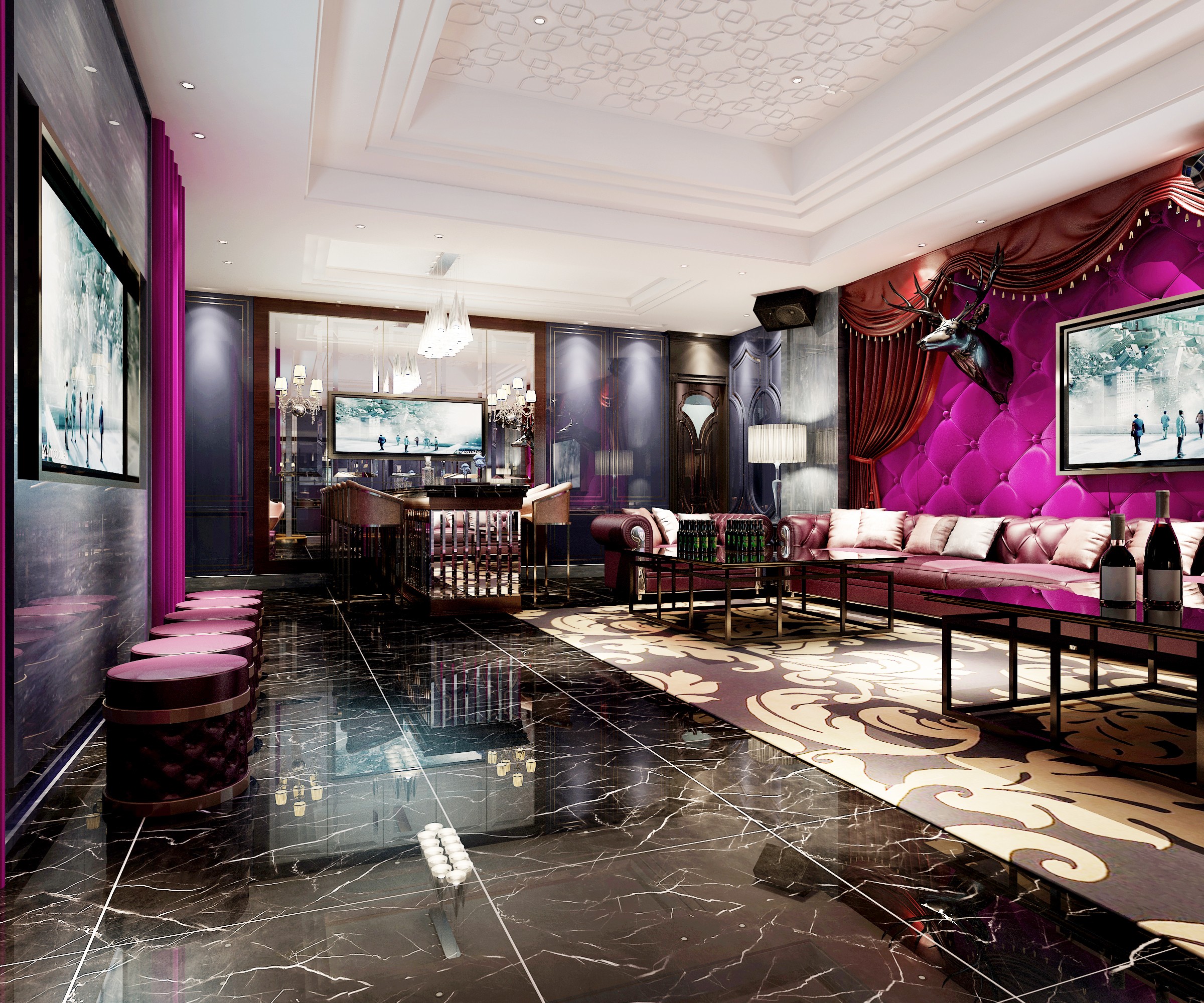 欧式ktv包间 - 效果图交流区-建e室内设计网