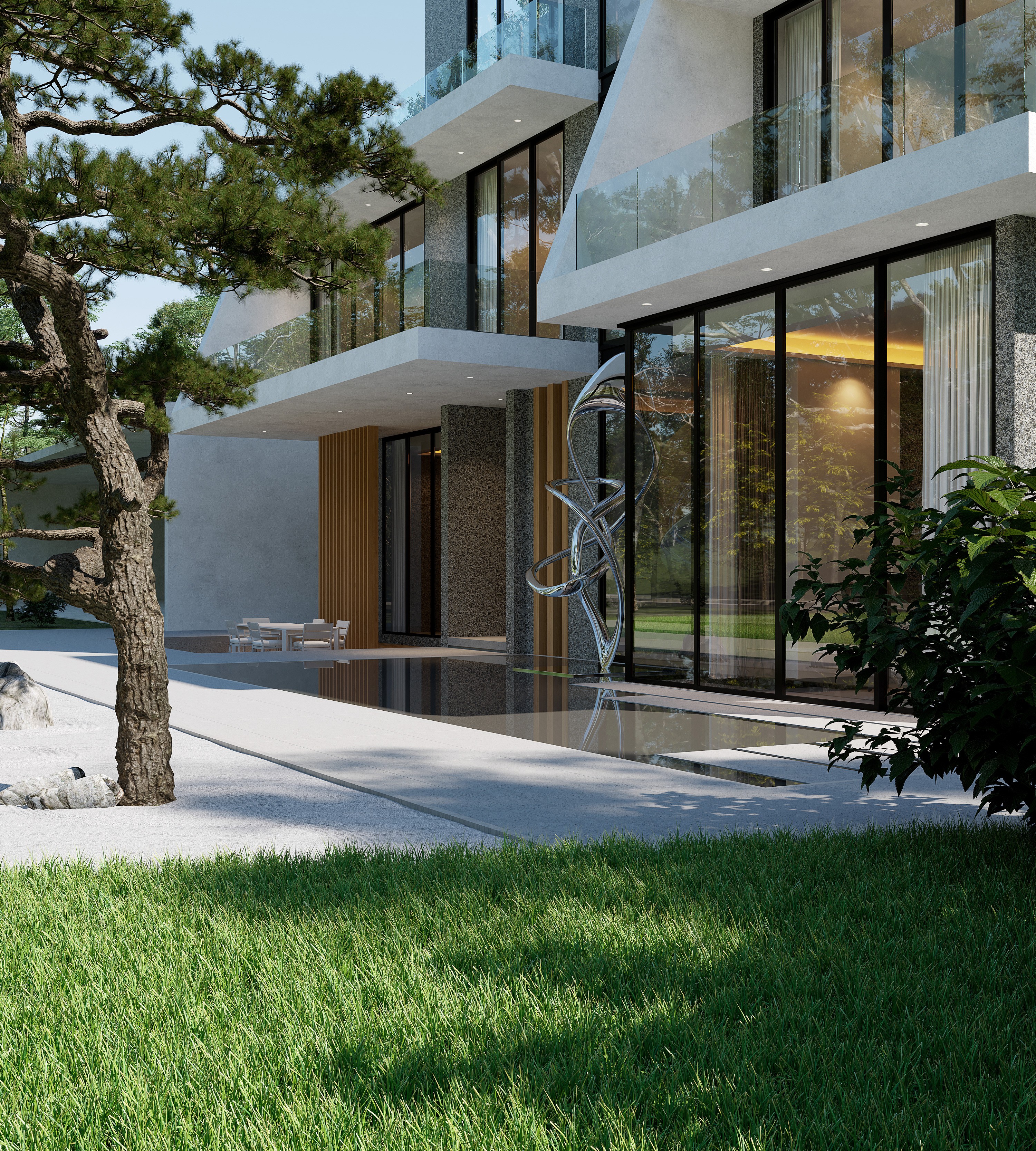 现代居住建筑 - 效果图交流区-建e室内设计网