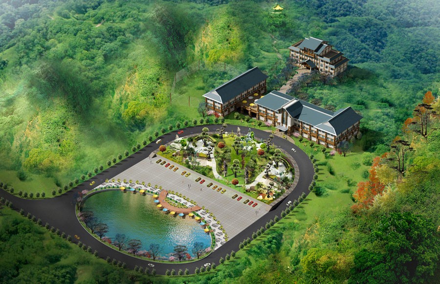 农家乐设计案例效果图