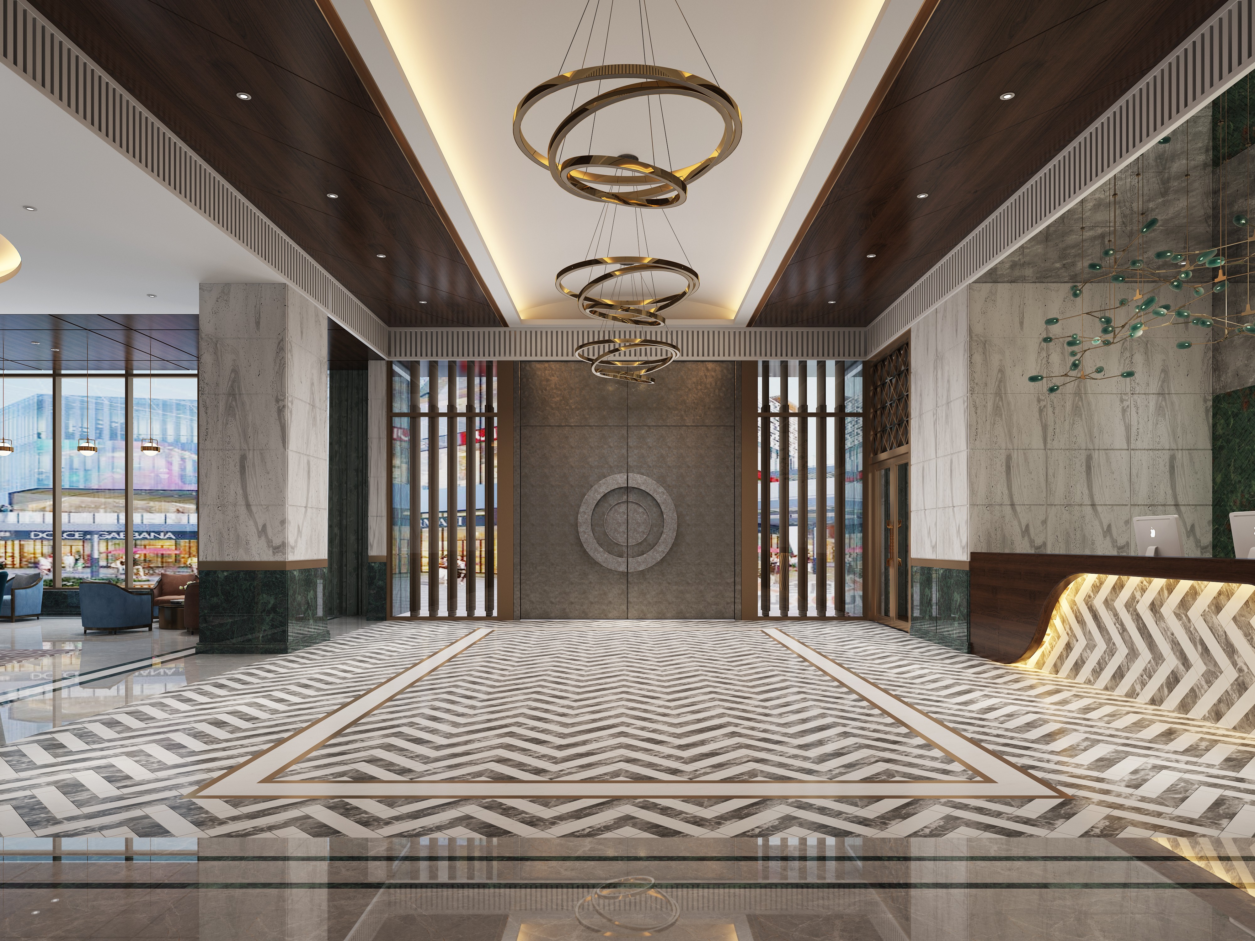 现代私人会所 - 效果图交流区-建e室内设计网