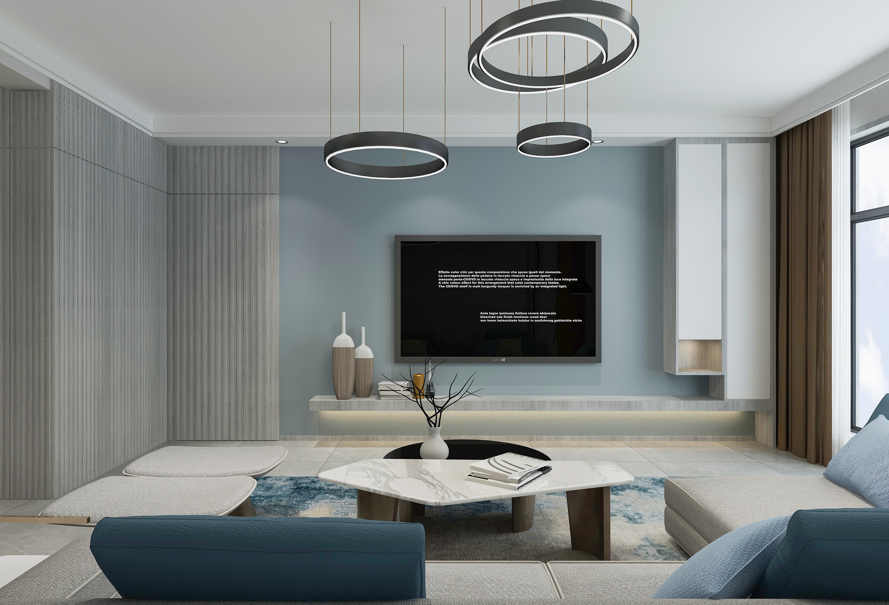 现代家装设计方案 - 效果图交流区-建e室内设计网